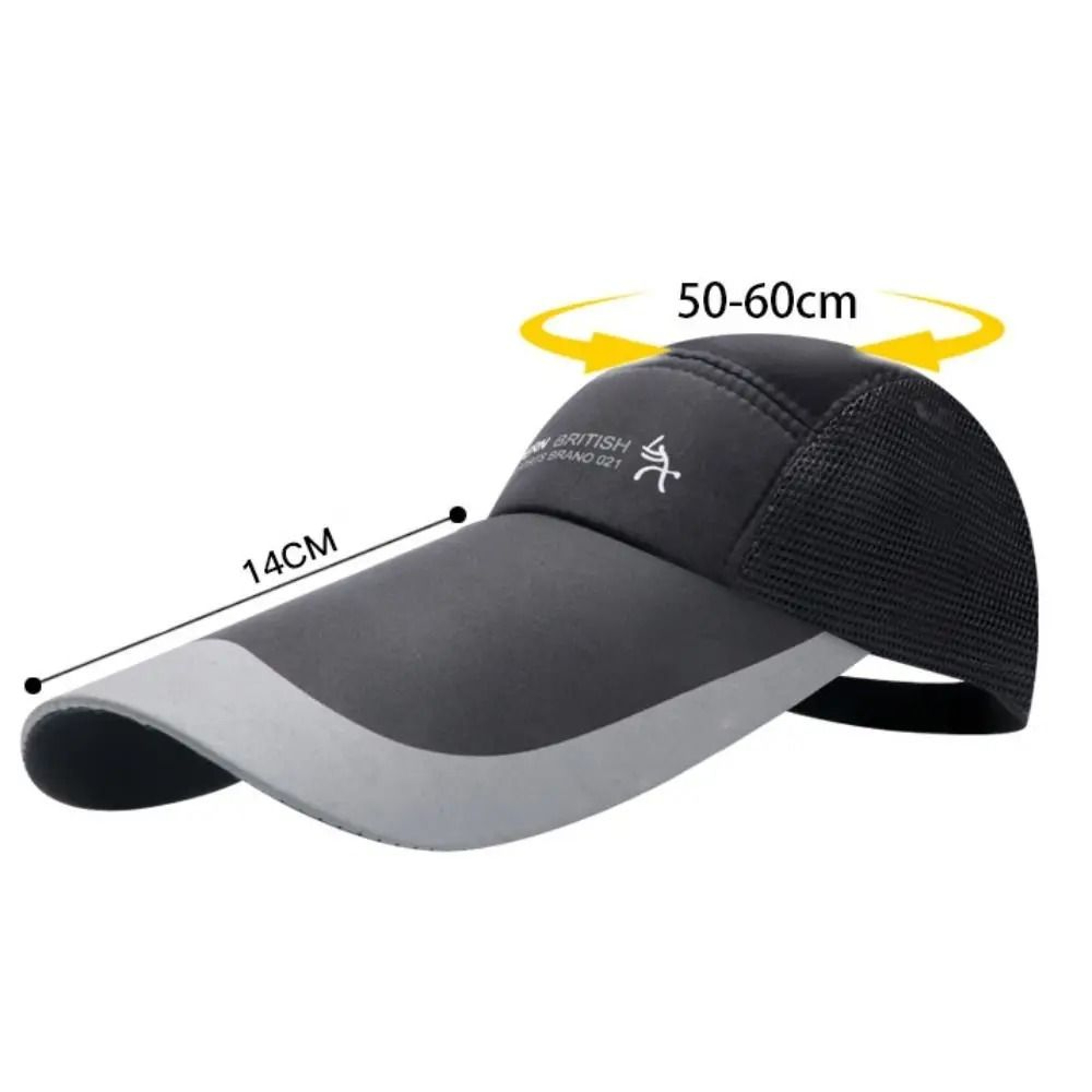 Retro Hip Hop Graphic Baseball Cap  AntiSun Adjustable Fishing Hat 5