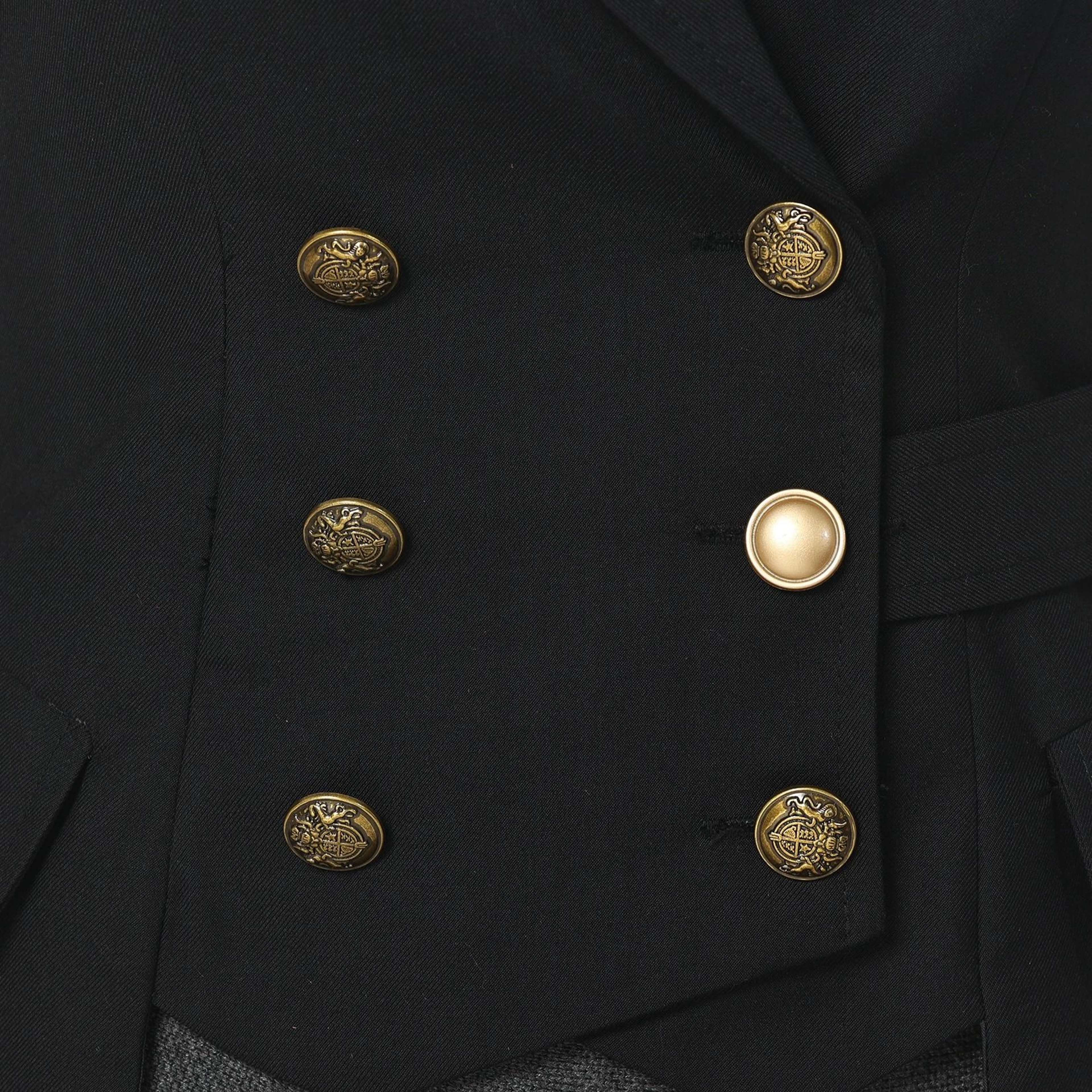 Womens DoubleBreasted Steampunk Victorian Waistcoat Vest 1