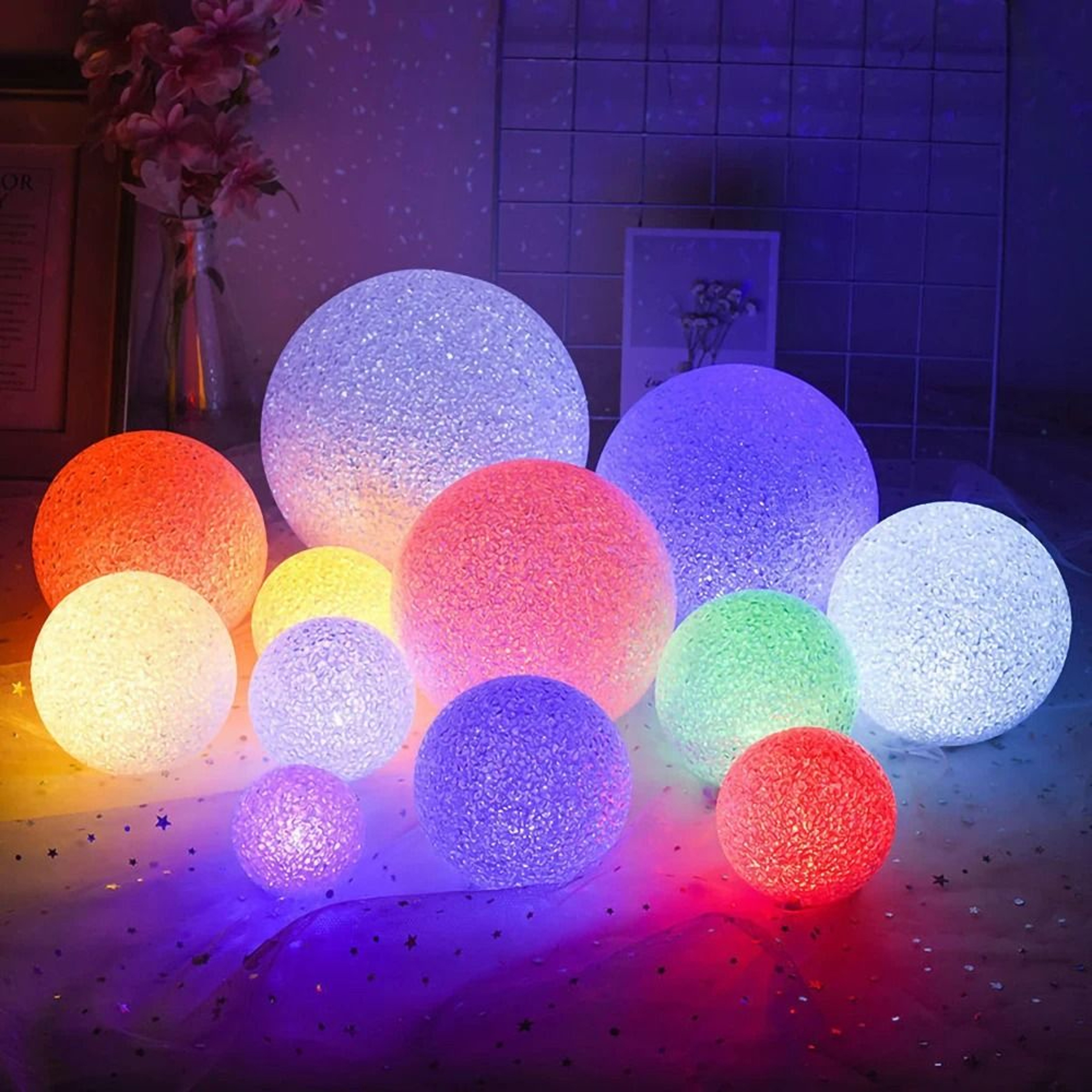 Luminous HandHolding Crystal Ball LED Night Light Lamp 2