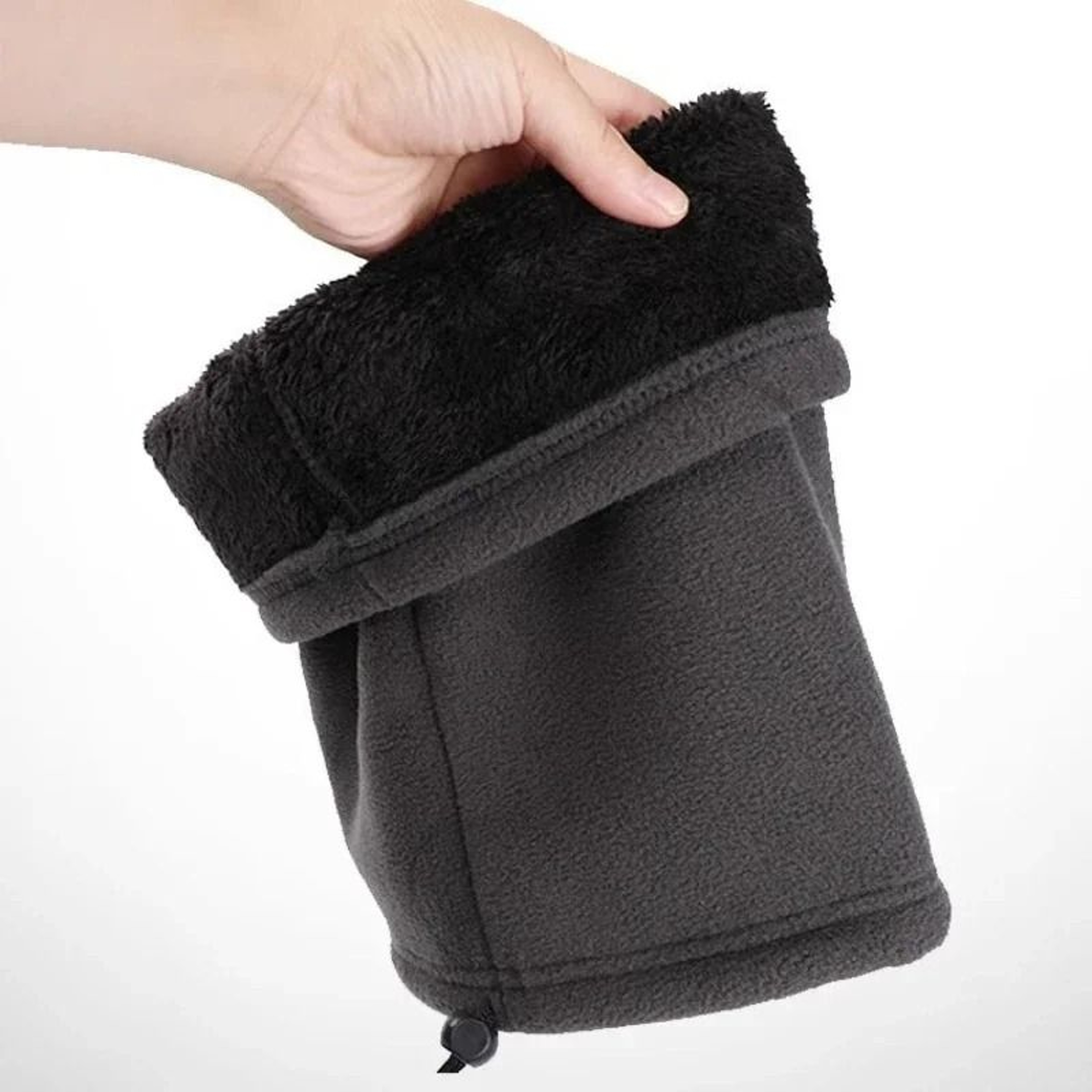 Thick Knitted Fleece Neck Gaiter  Winter Sports Warmer 2