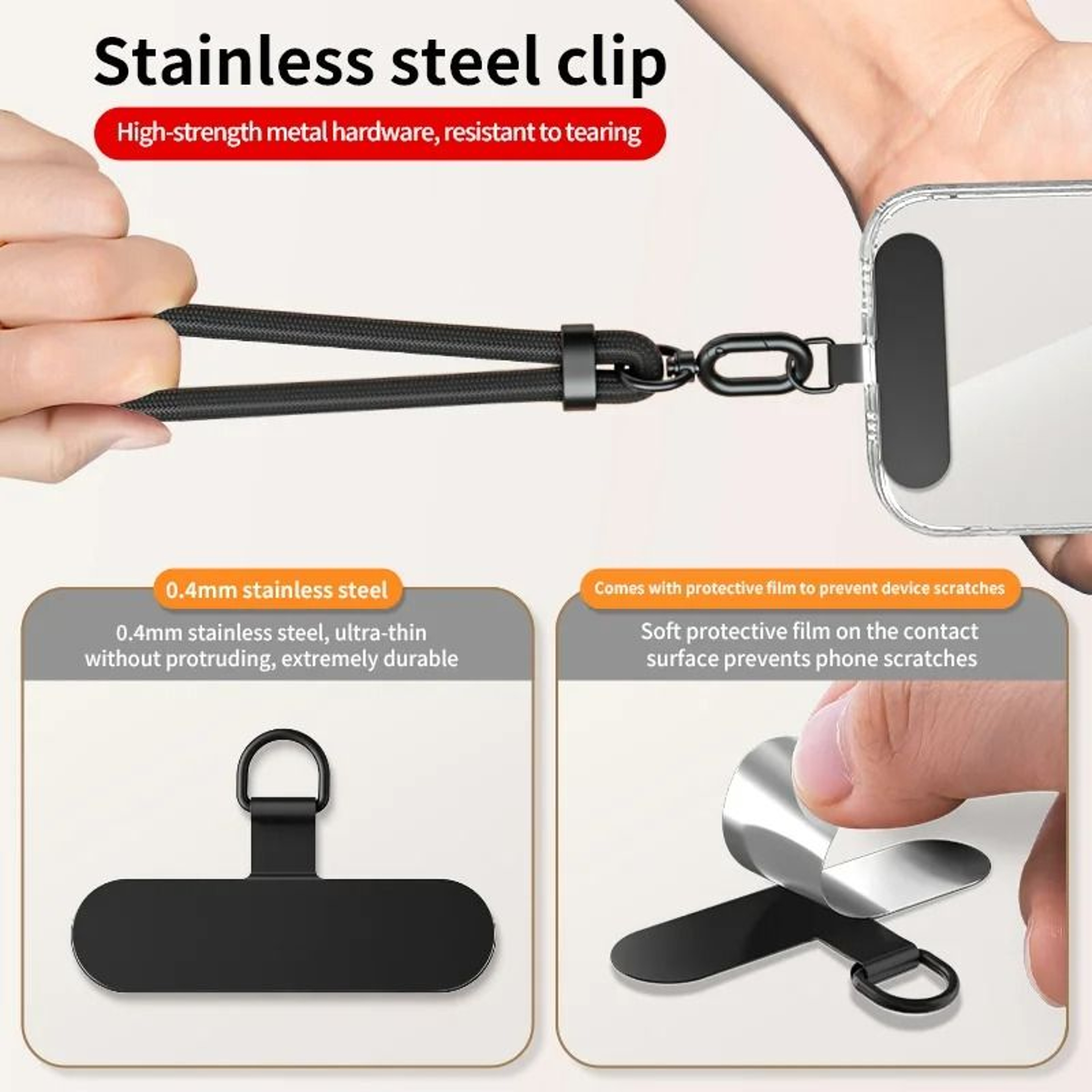 Universal Adjustable Phone Lanyard Crossbody Strap  Tether Tab 2