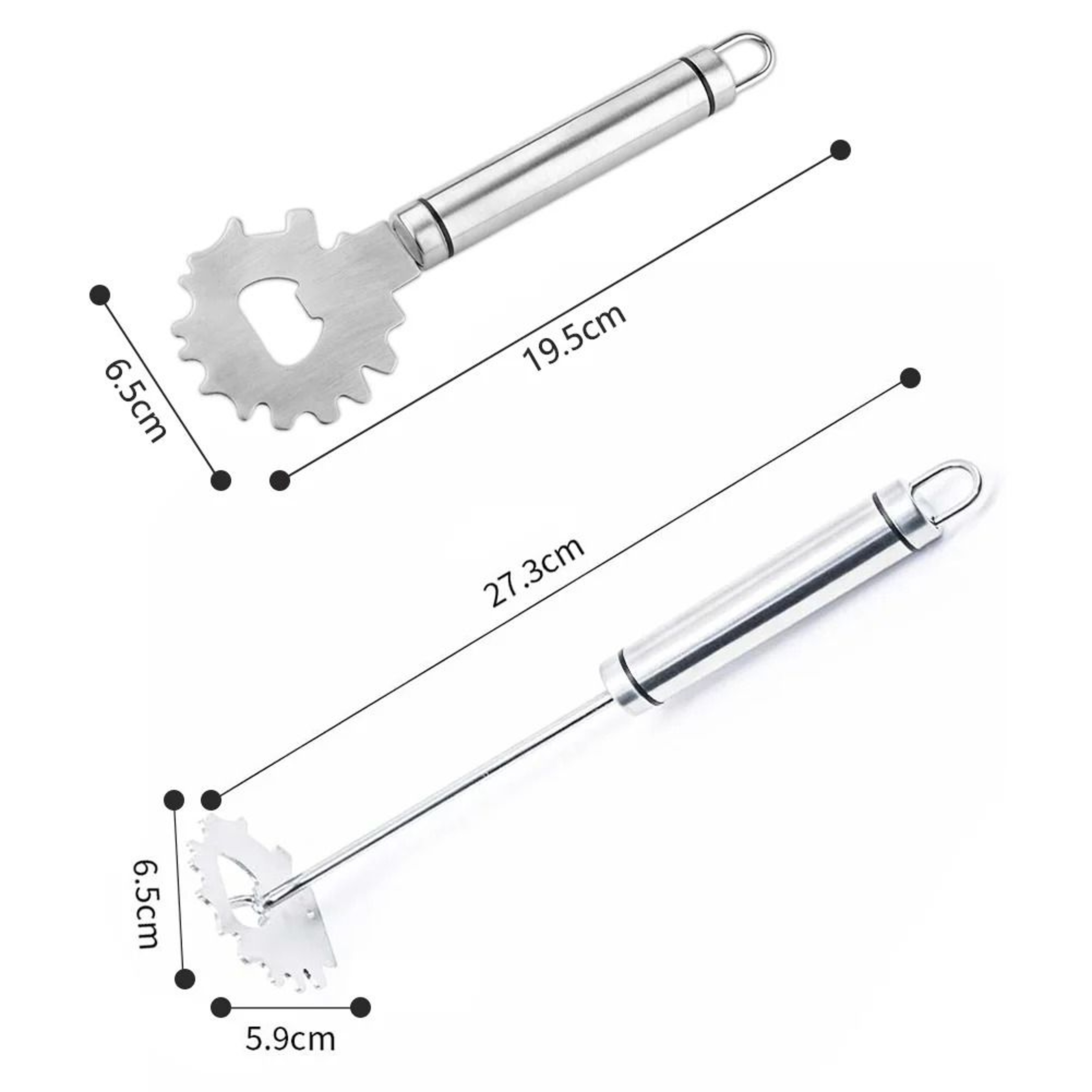 HeavyDuty Stainless Steel BBQ Grill Scraper  Bottle Opener 6