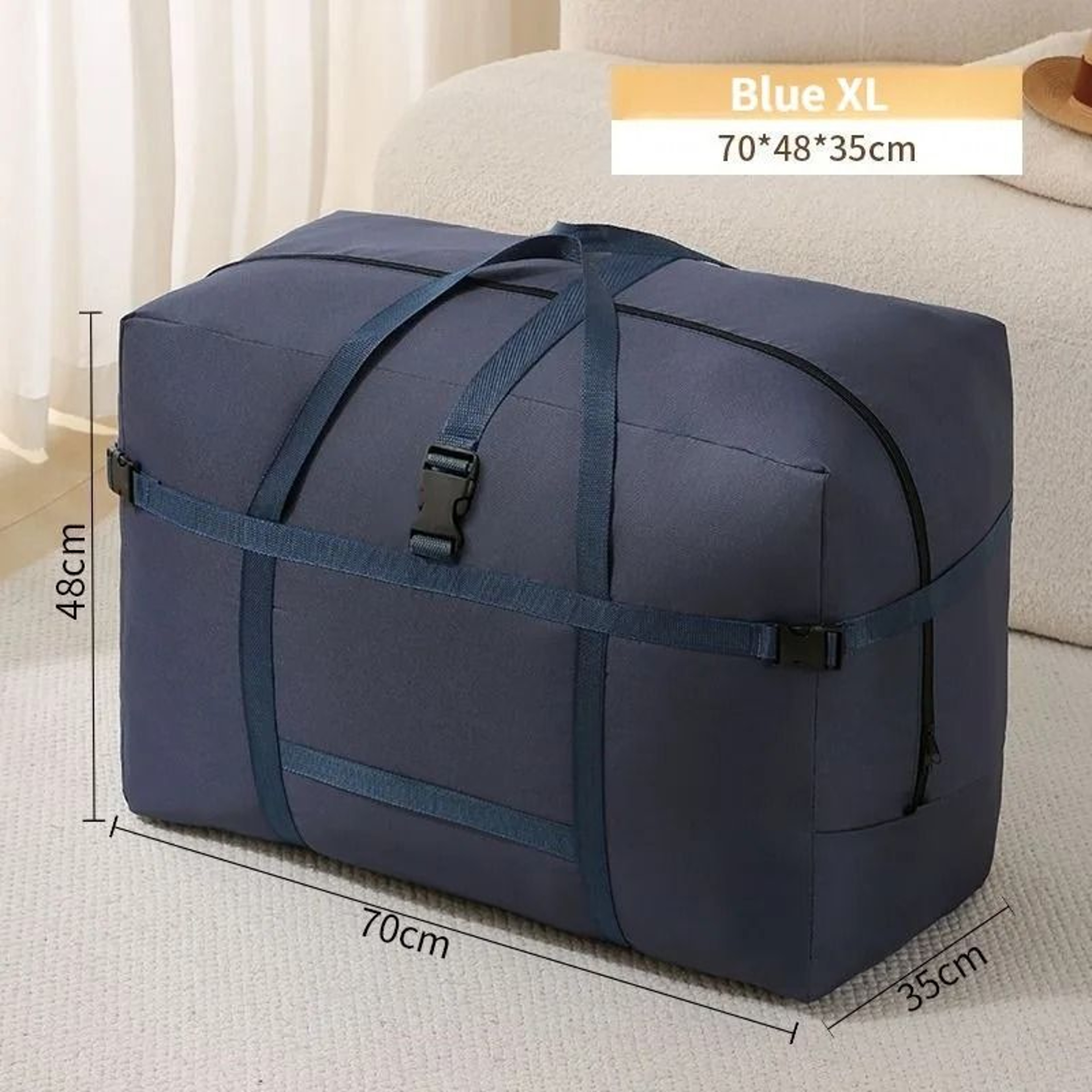 Extra Large Travel Duffel Bag With Trolley Sleeve 9