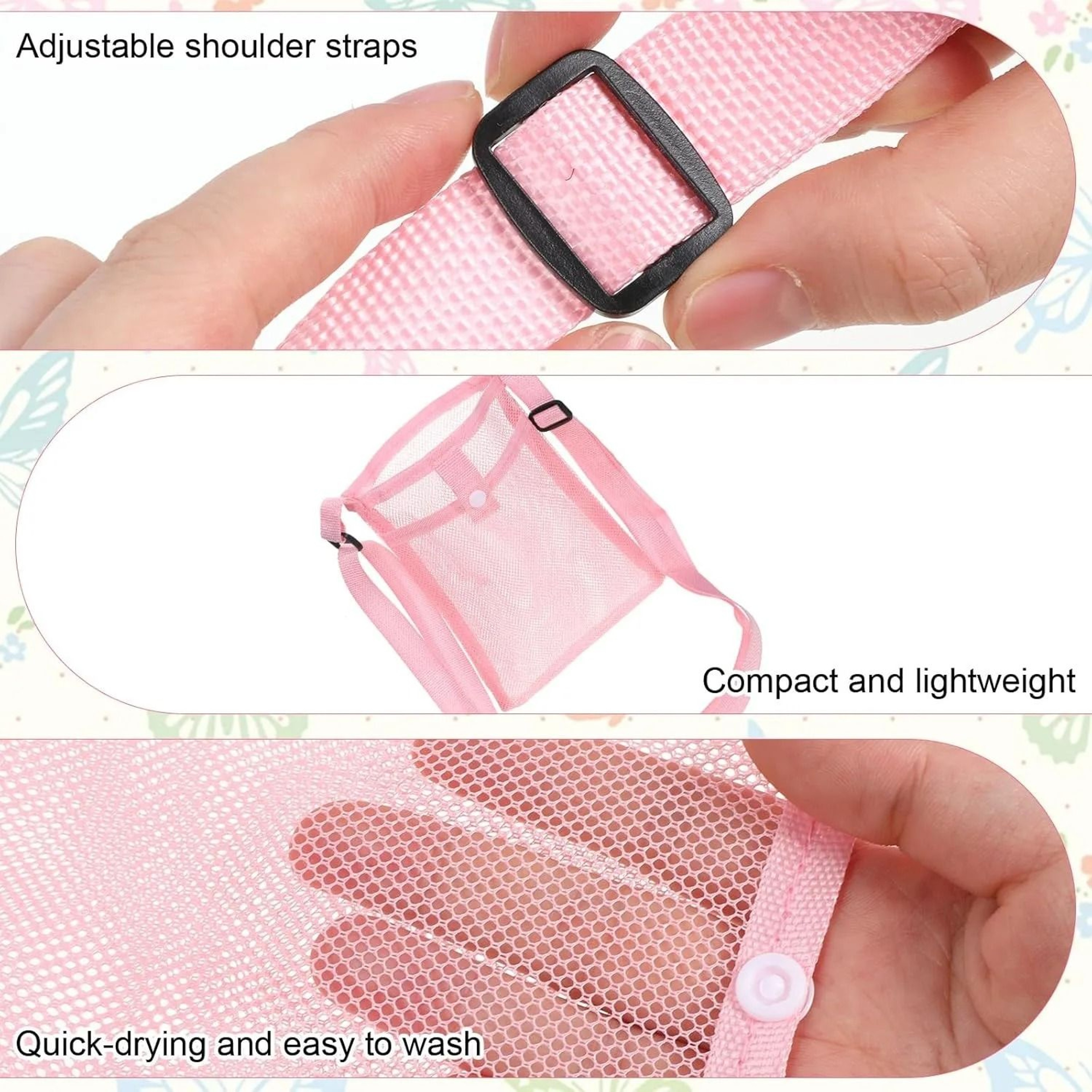 Crossbody Sling Water Bottle Carrier Bag With Adjustable Shoulder Strap 2