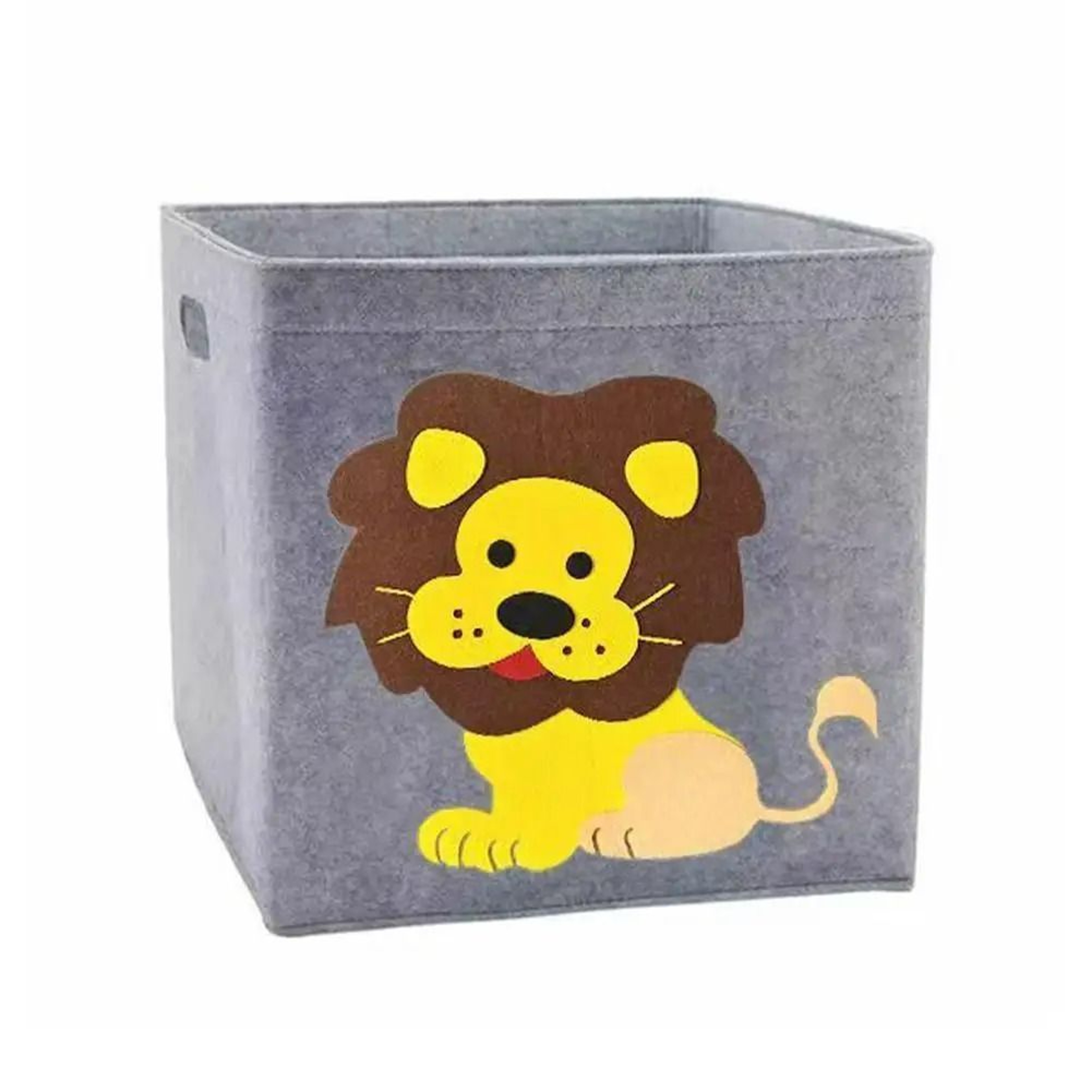 Foldable Cartoon Animal Felt Storage Cube Kids Toy Organizer Bin 9