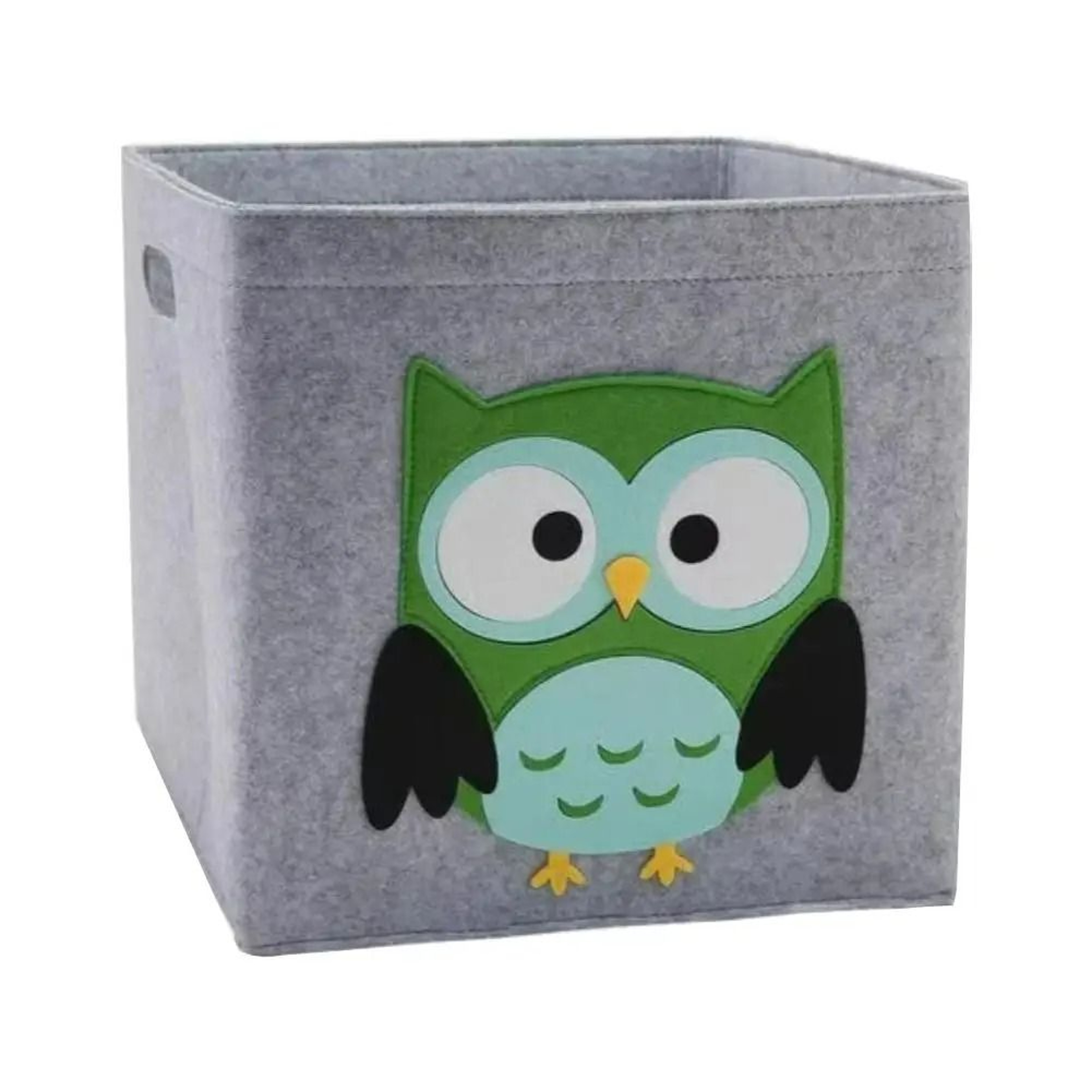 Foldable Cartoon Animal Felt Storage Cube Kids Toy Organizer Bin 11