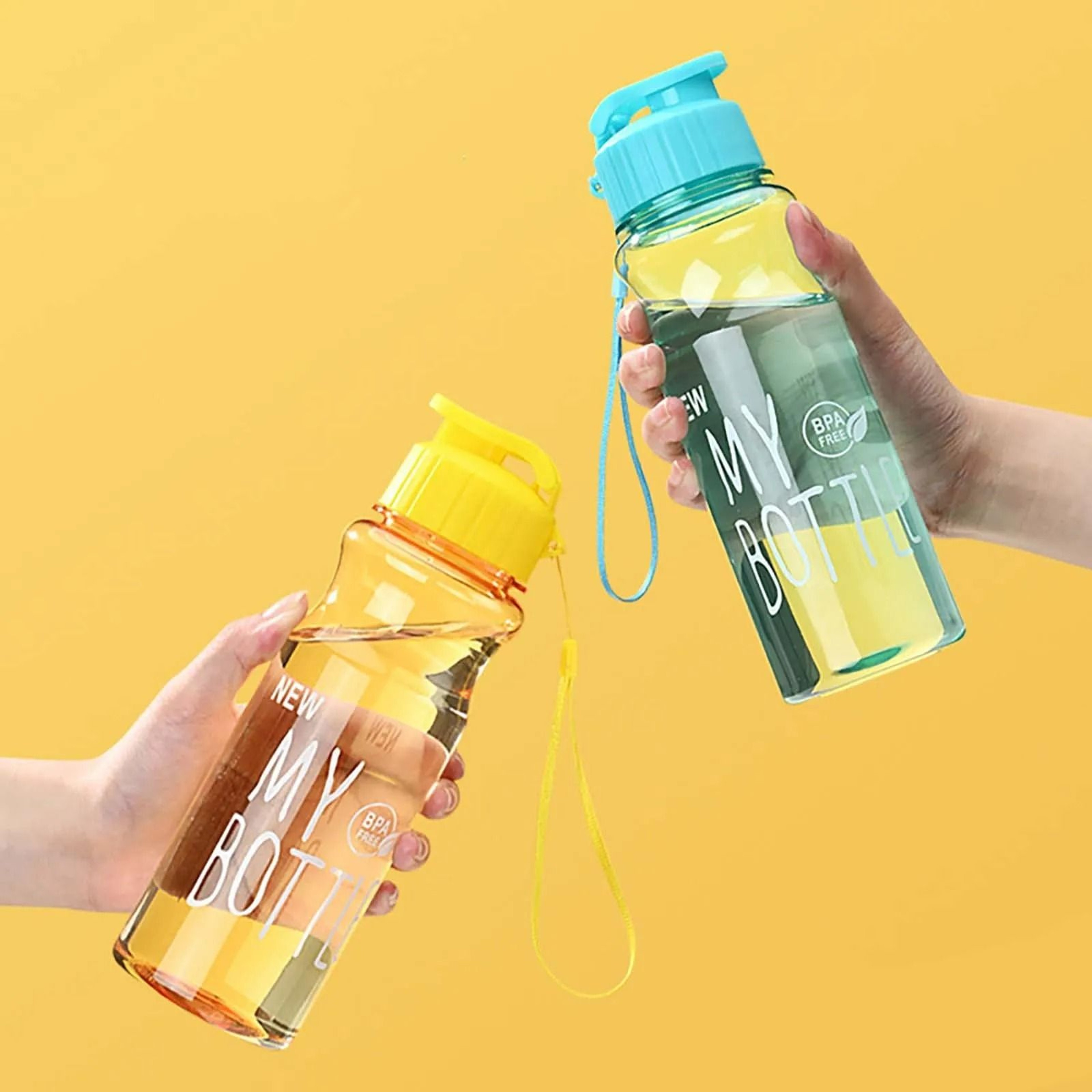 Large Capacity Sports Water Bottle With Lanyard Leakproof 22 Oz Portable Drink Cup 3