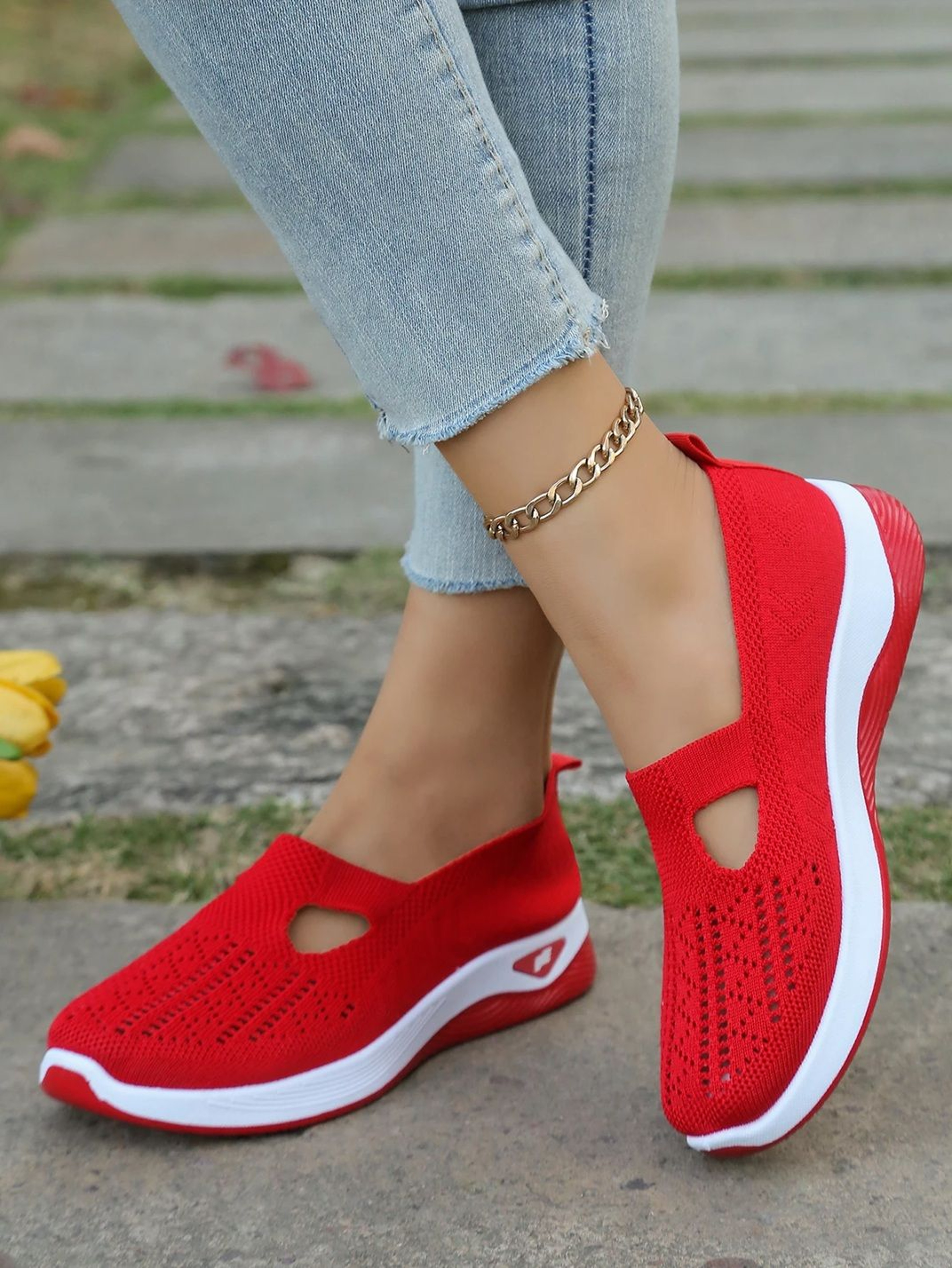 Lightweight Casual Sneakers For Women  Breathable Flat Shoes For Everyday Comfort 9