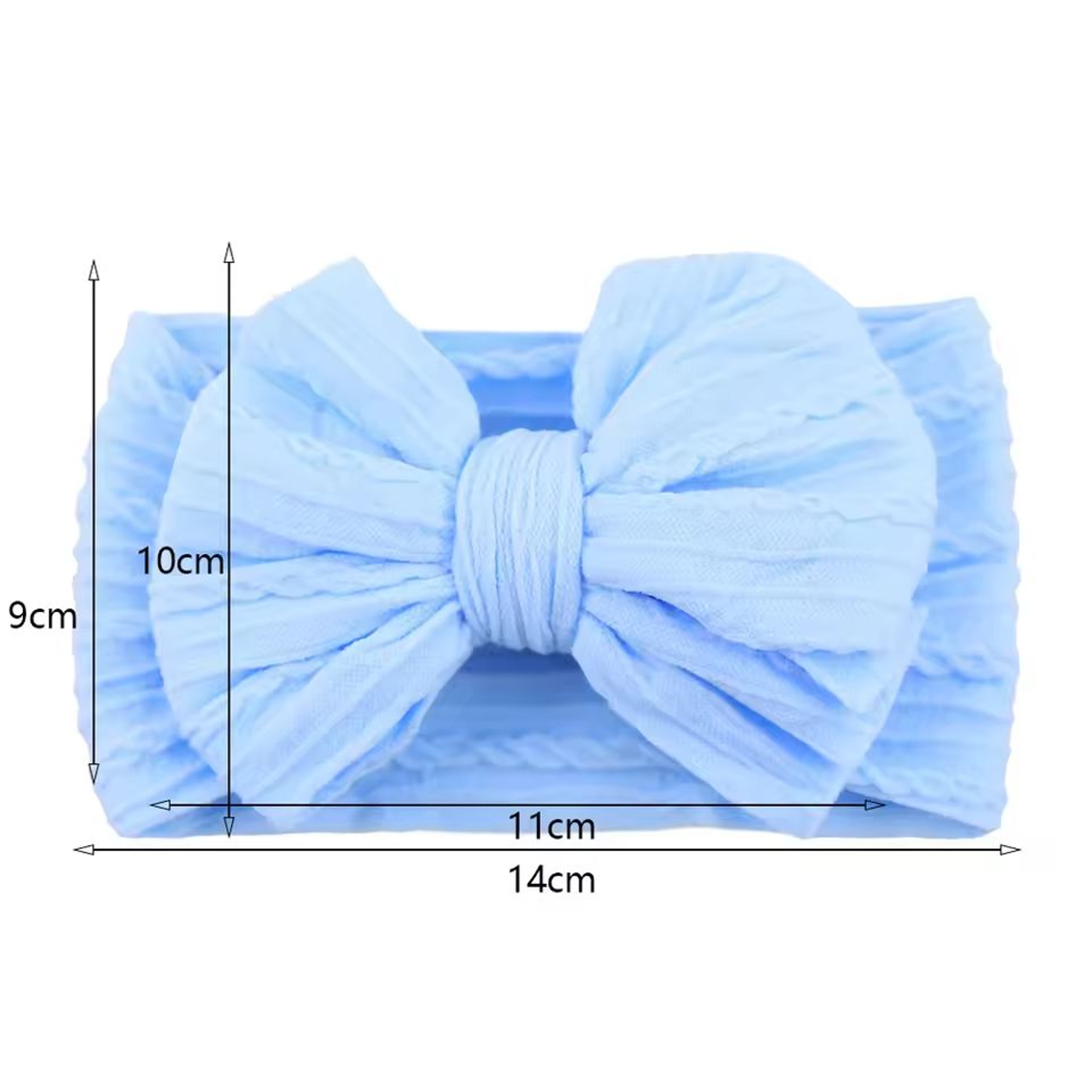 Soft Nylon Baby Headbands With Bow  Stretchy Newborn  Infant Hair Accessories For Girls And Boys 3