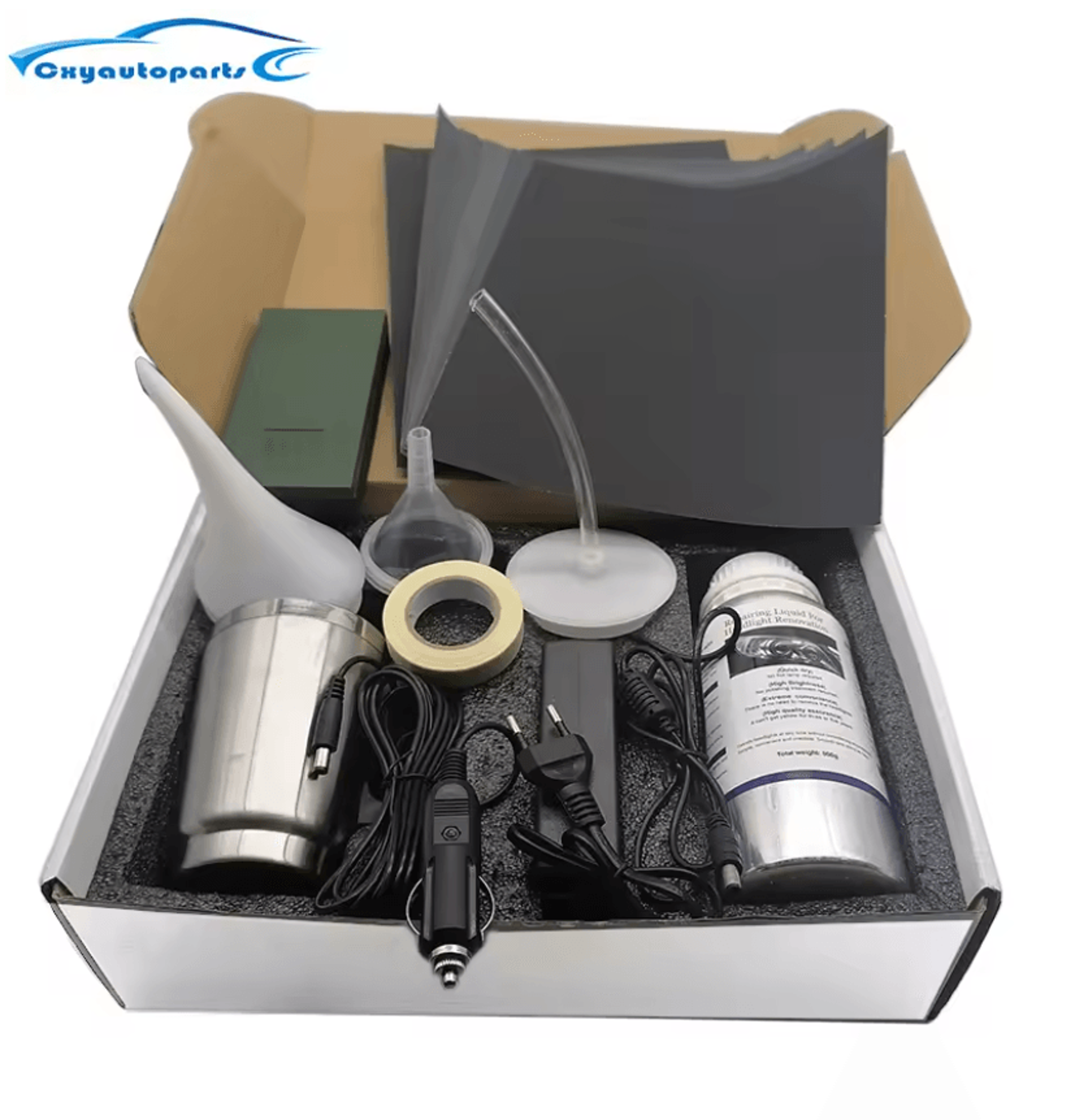 Car Headlight Restoration Kit With Liquid Polymer  Scratch Remover And UV Protection For Clearer Ni 1