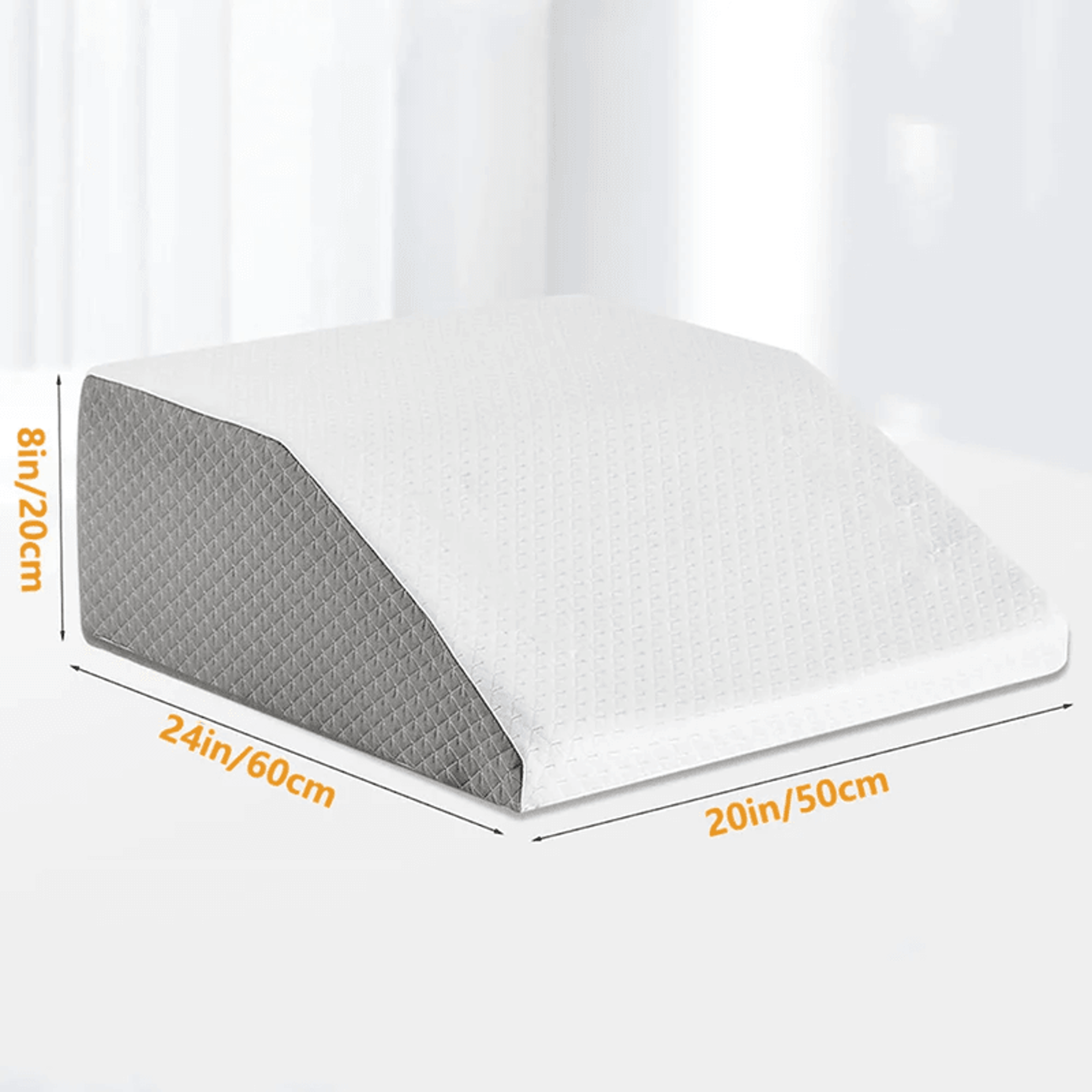 ElevateEase Memory Foam Leg Wedge Pillow For Sleeping And Relaxation 4