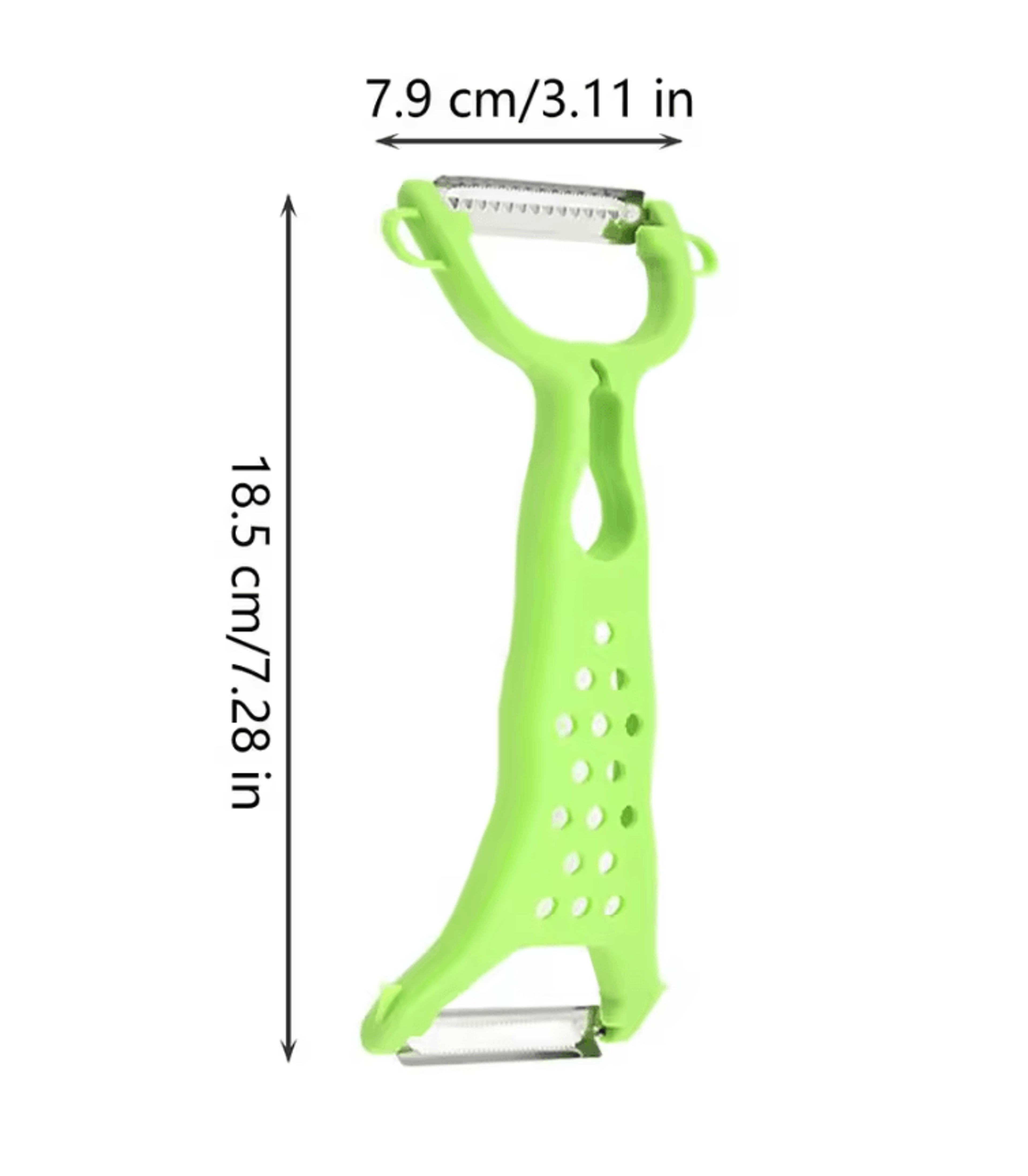 DualEdge Stainless Steel Vegetable And Fruit Peeler For Effortless Precision Prep 4