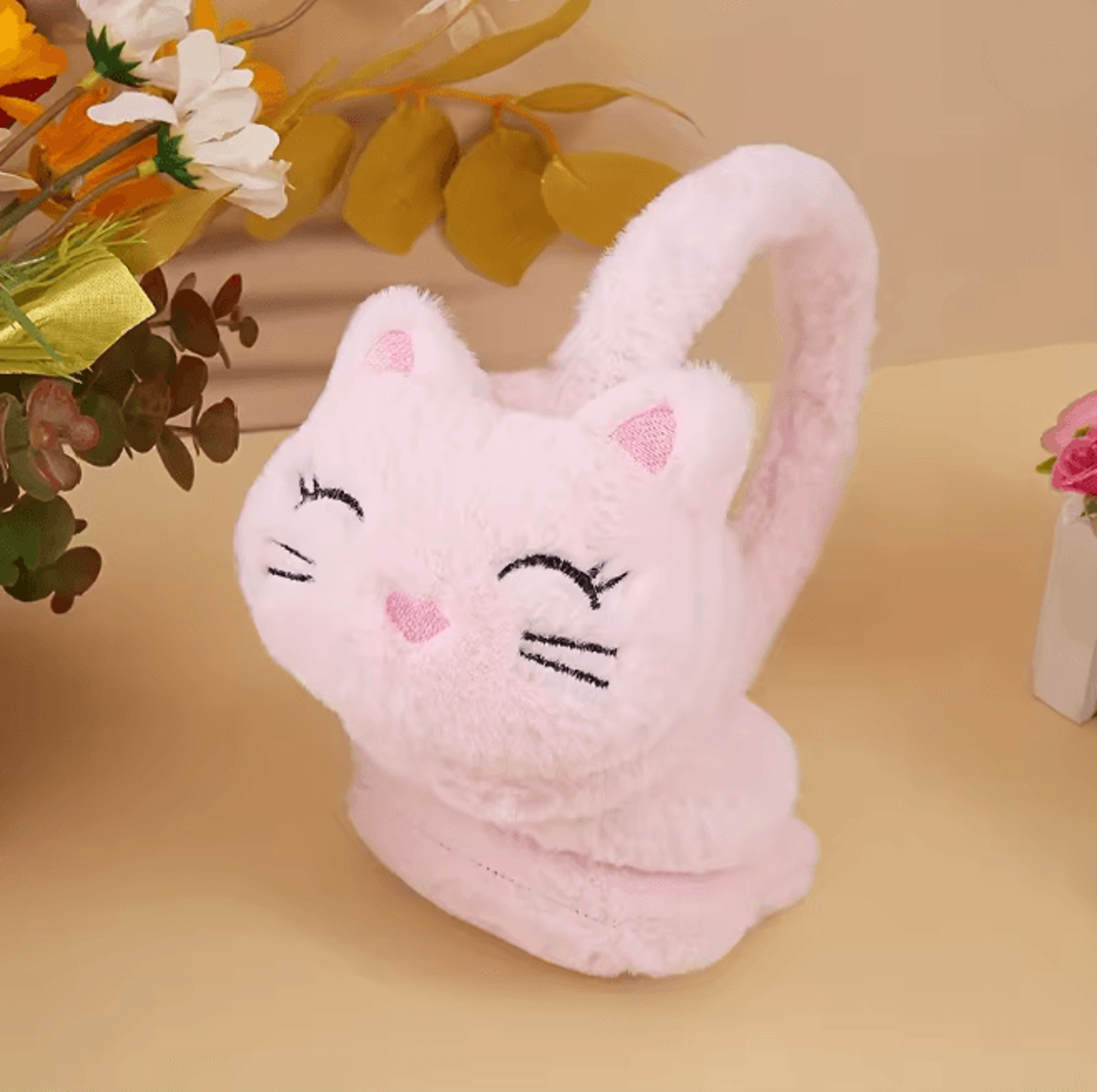 CozyCat Plush Earmuffs Winter Warm Ear Protection 3