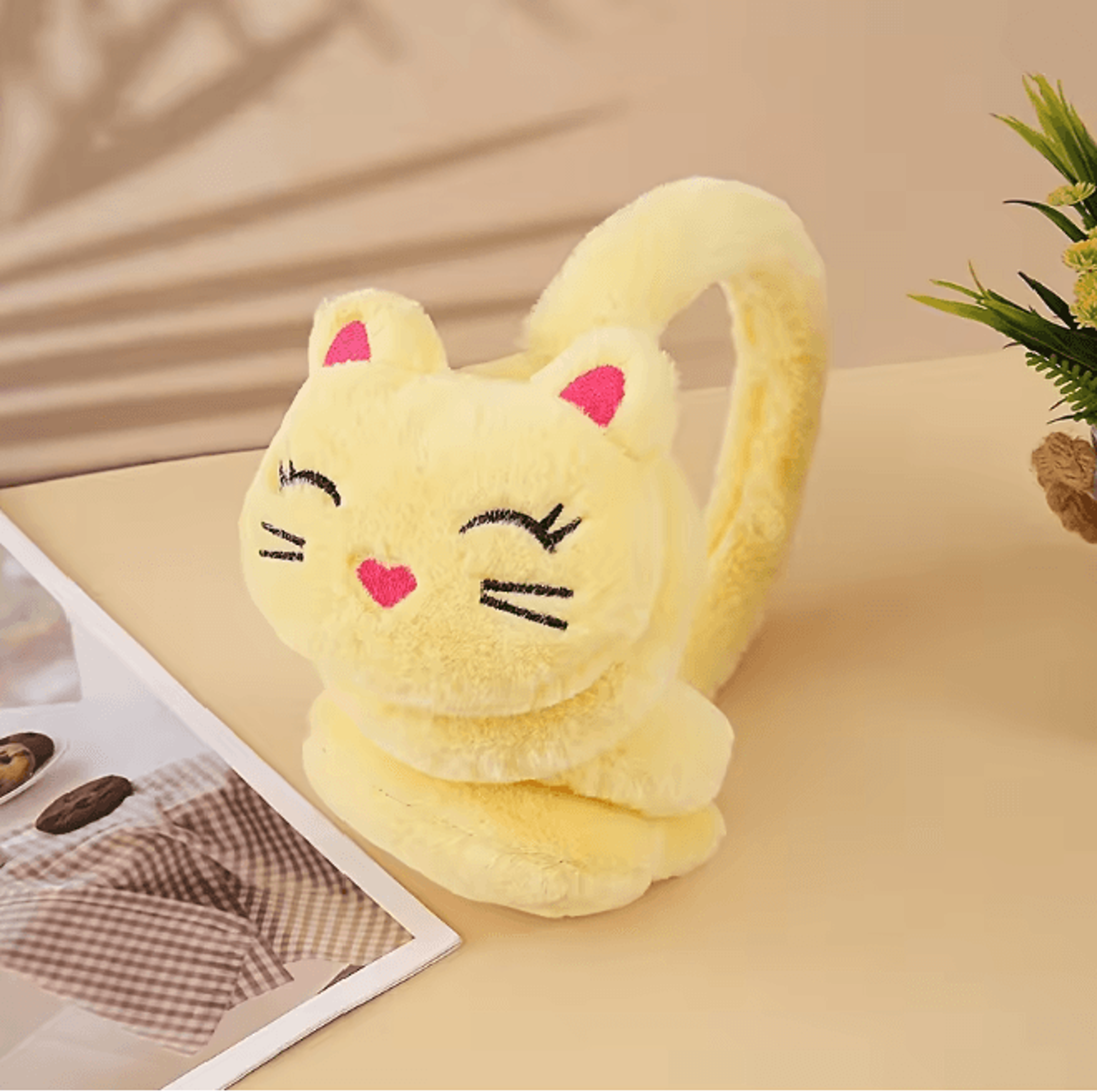 CozyCat Plush Earmuffs Winter Warm Ear Protection 7