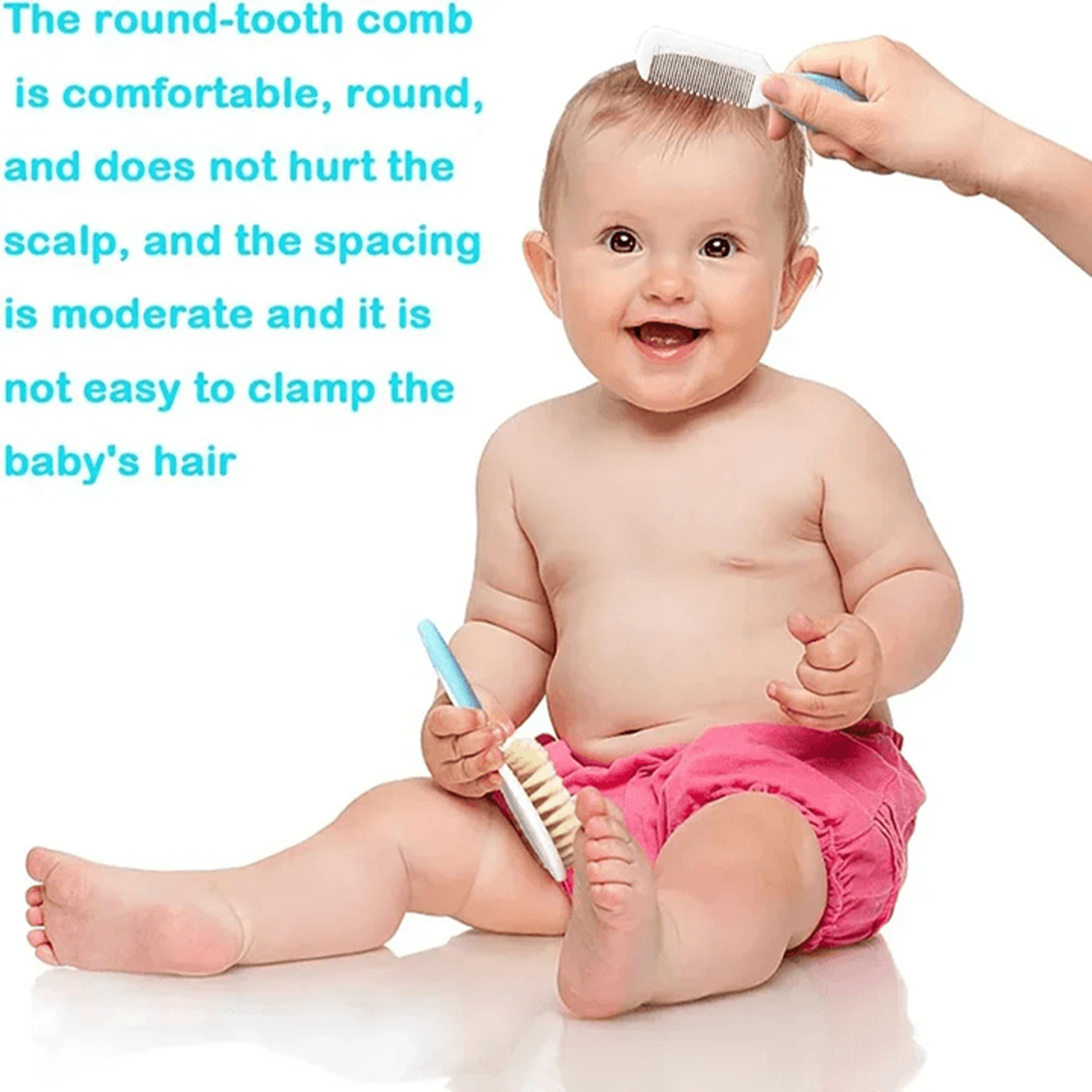 Baby Hair Brush And Comb Set For Gentle Newborn Care 0