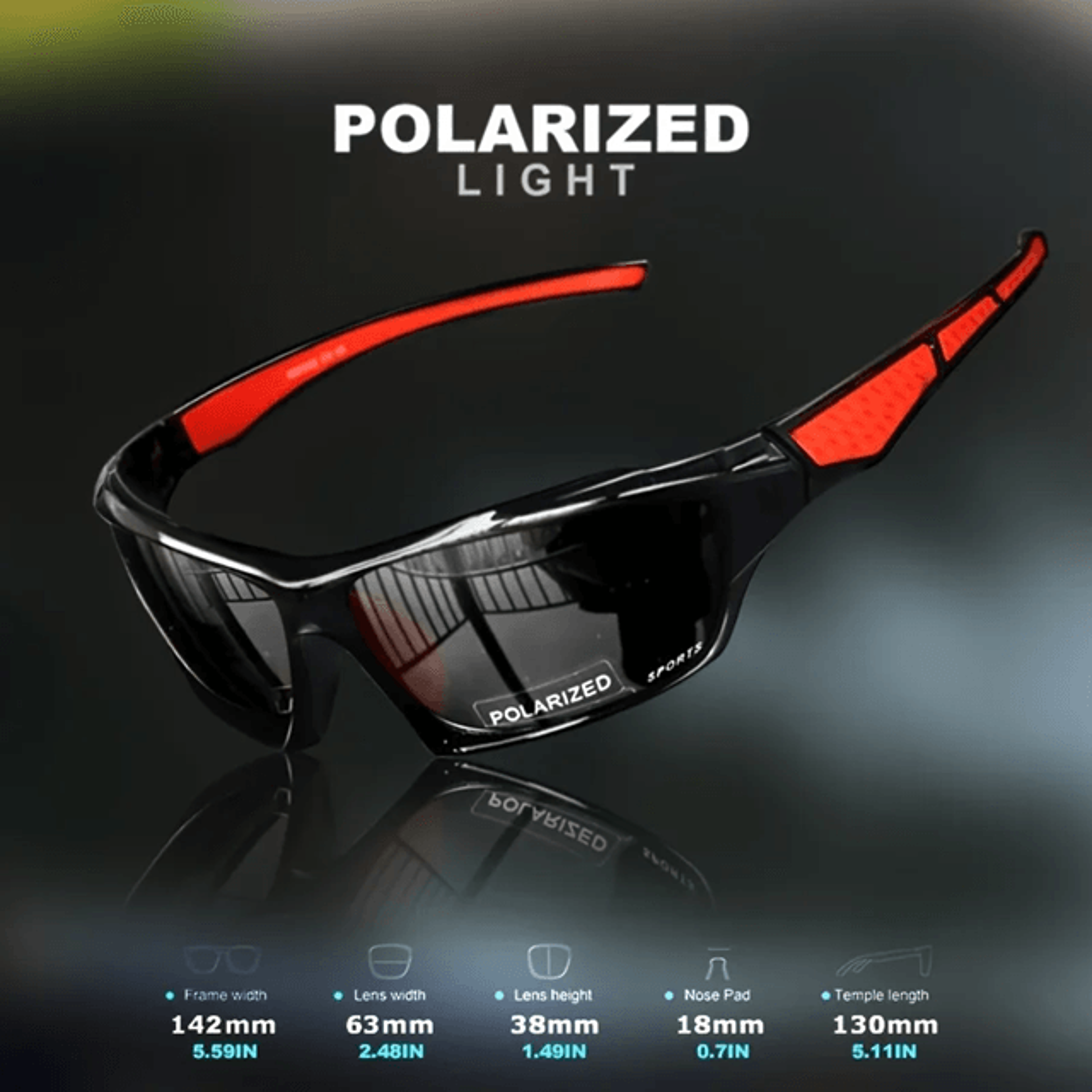Lightweight Polarized Sports Sunglasses 1