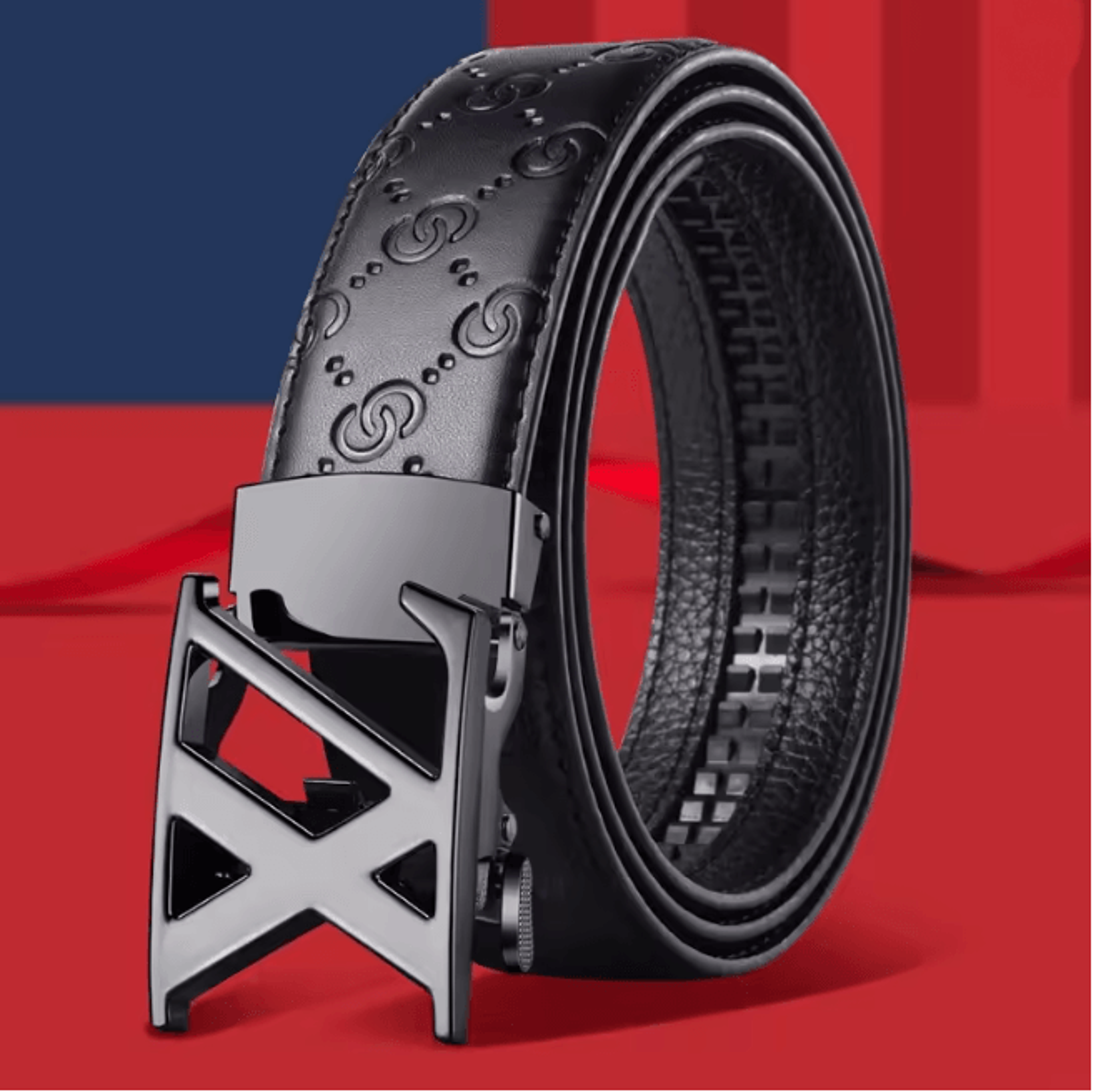 Mens Premium Leather Business Belt 4