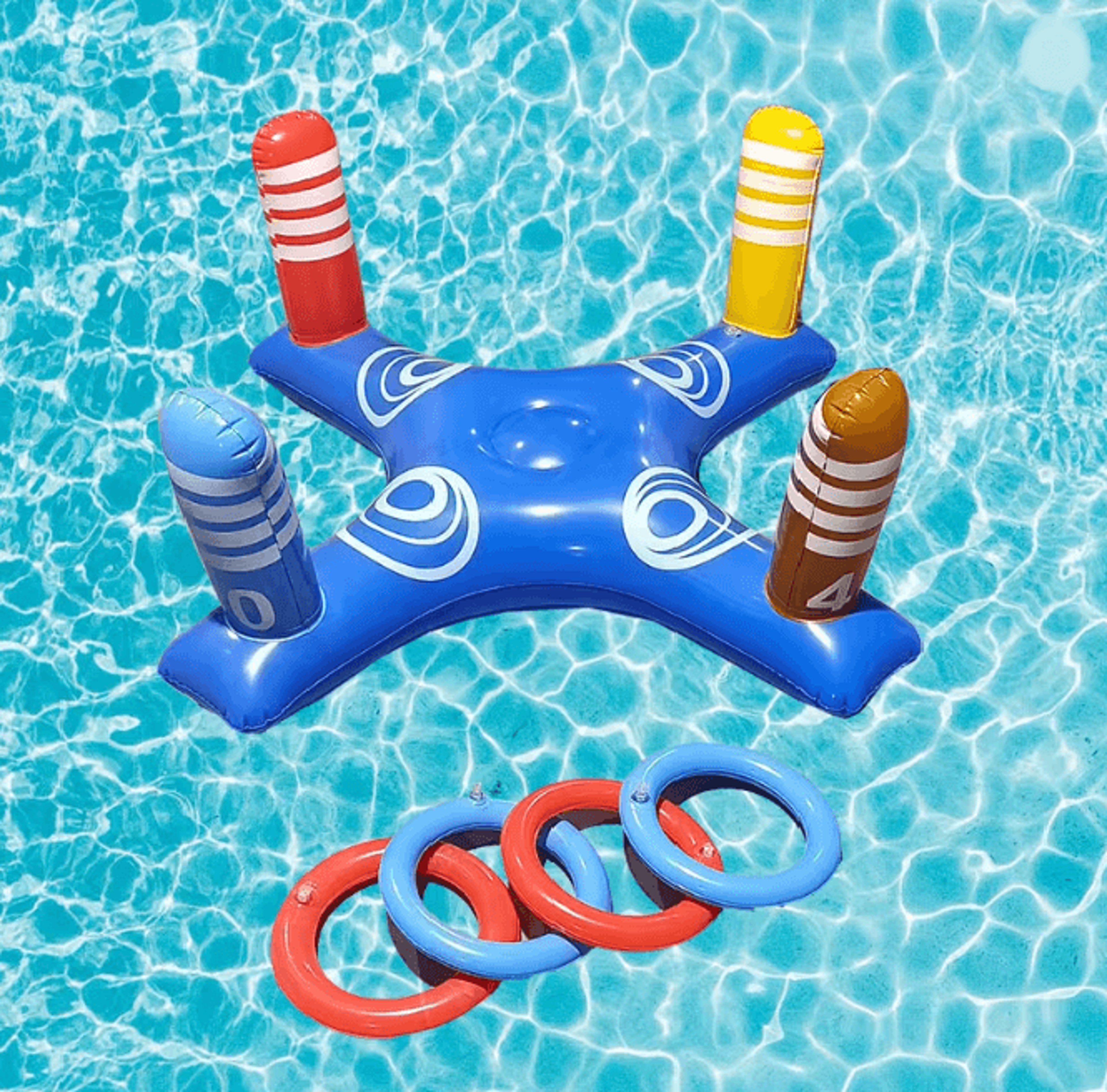 Inflatable Water Basketball Hoop For Pools And Outdoor Play 2