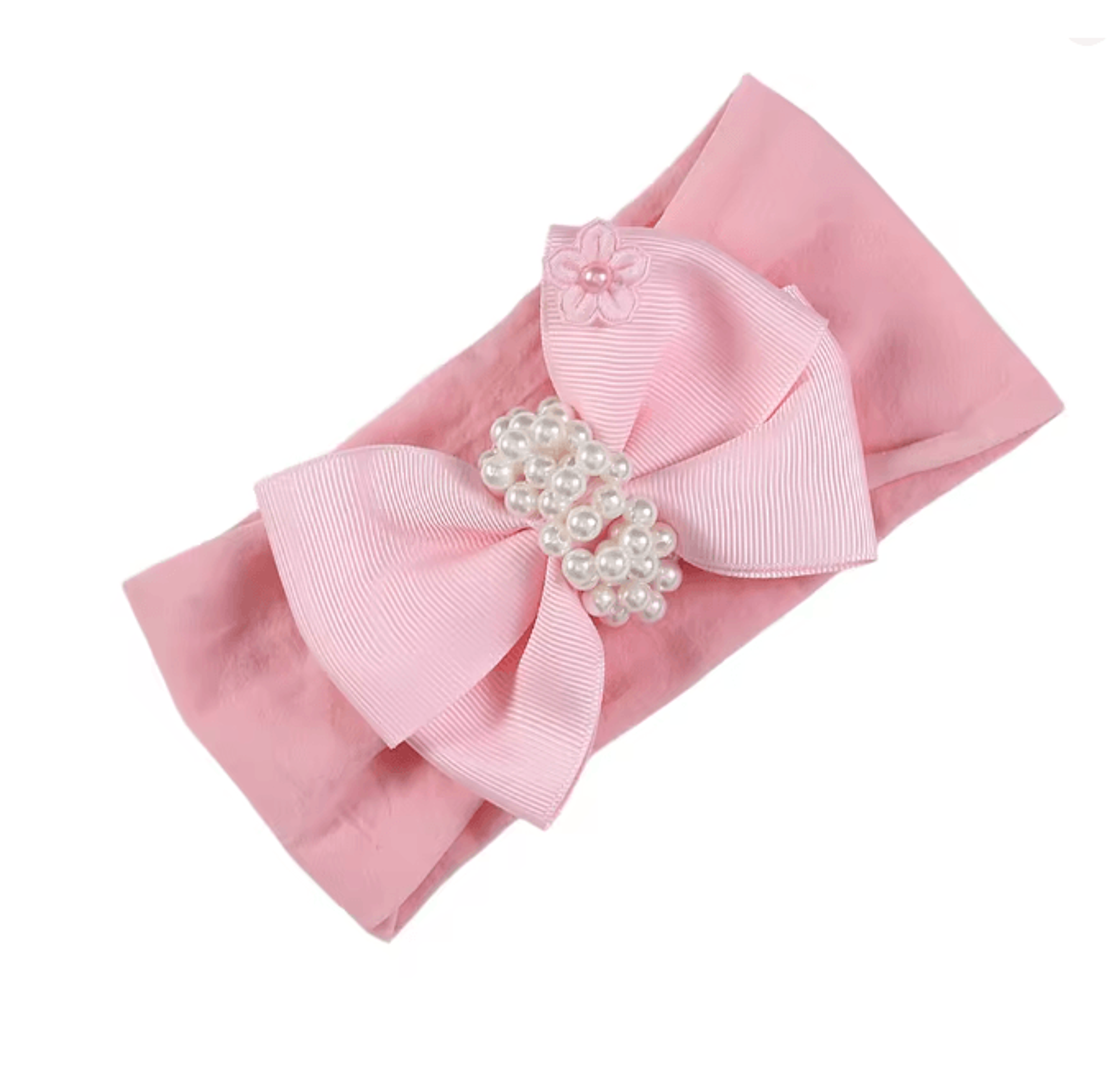 Soft Pearl Knot Baby Headband 7