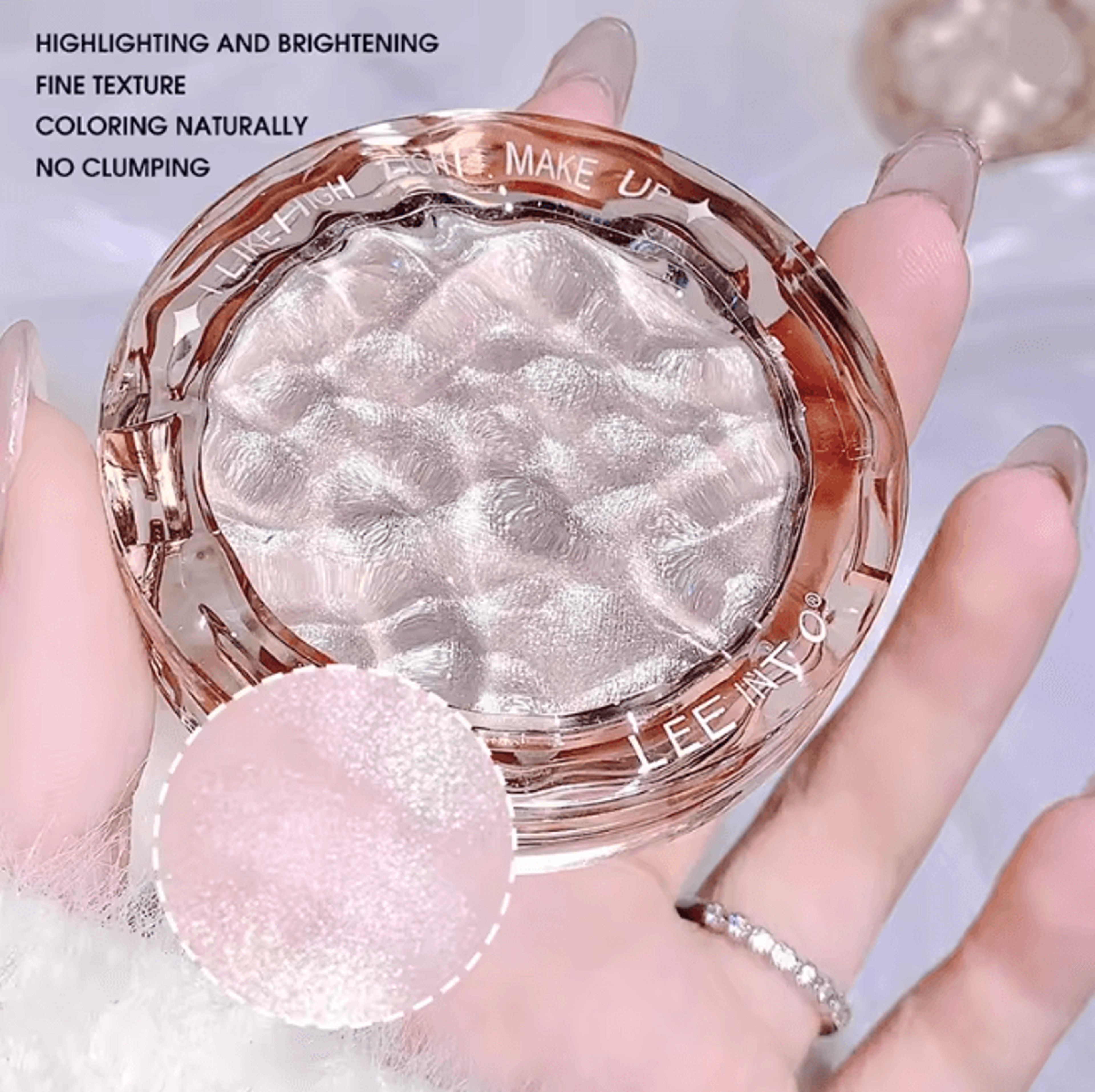 High Gloss Highlight And Contour Powder Palette Natural Glow 1