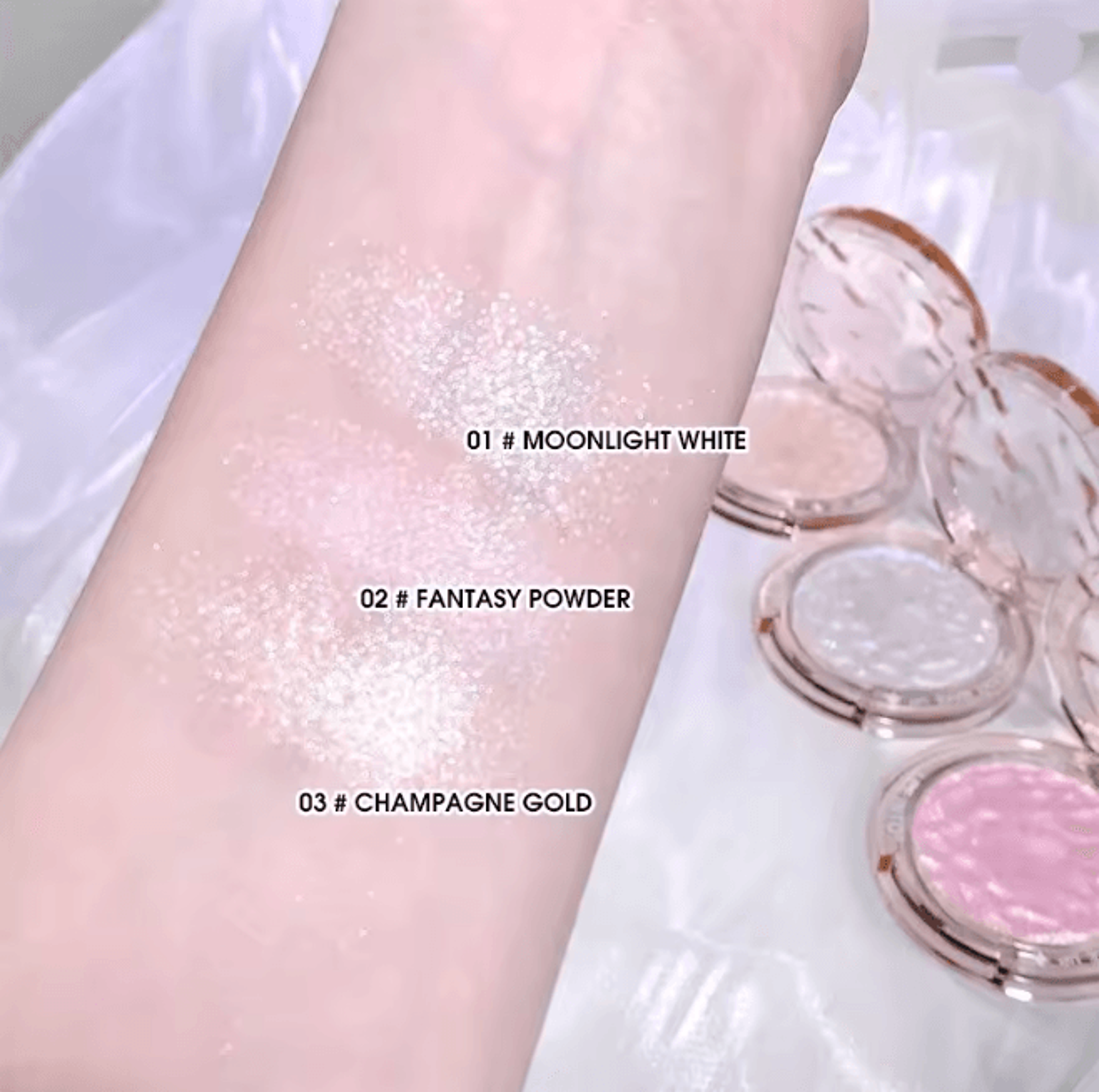 High Gloss Highlight And Contour Powder Palette Natural Glow 2