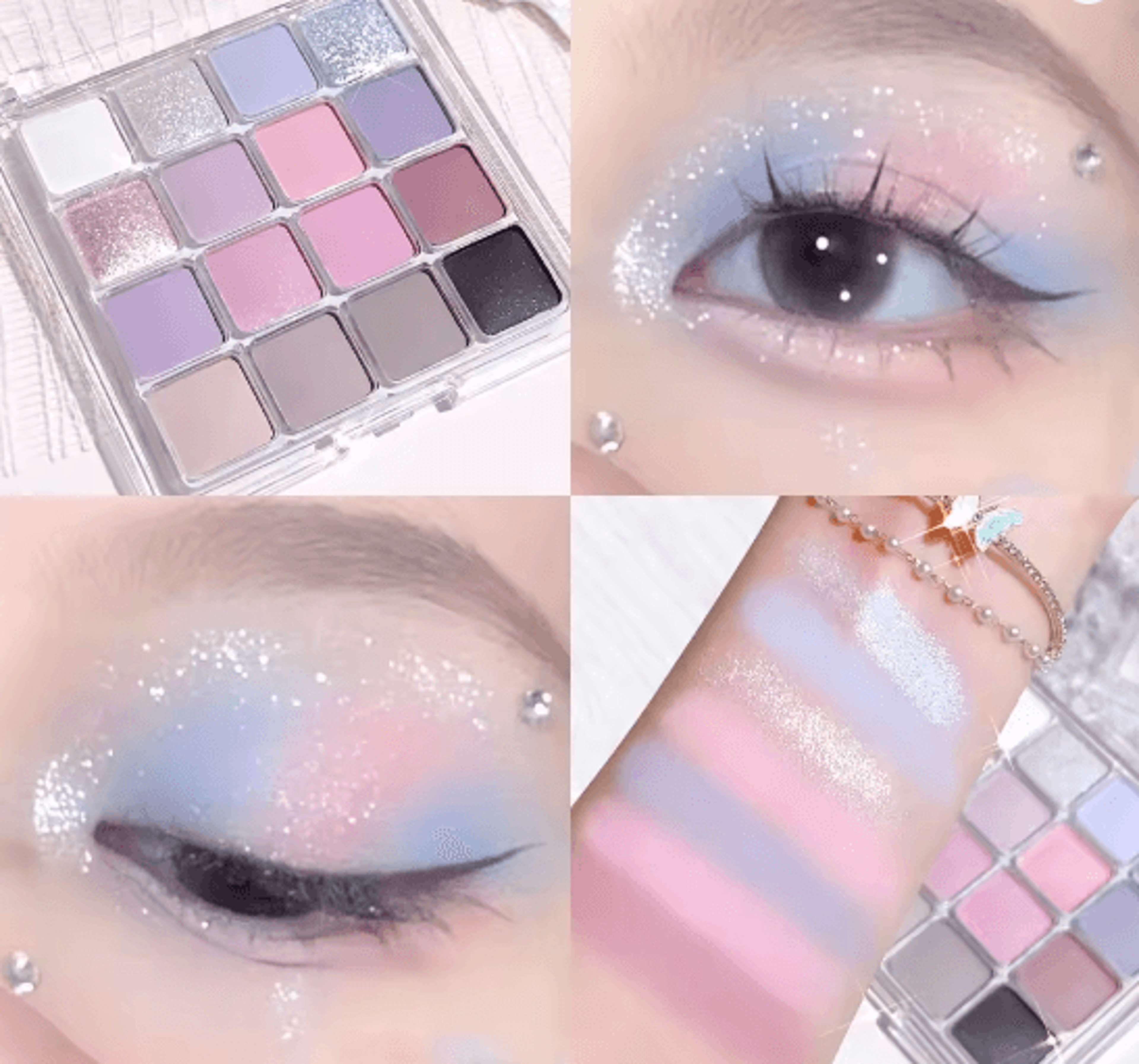 Sixteen Color Sunset Earth Tone Eyeshadow Palette Pearl And Matte 6