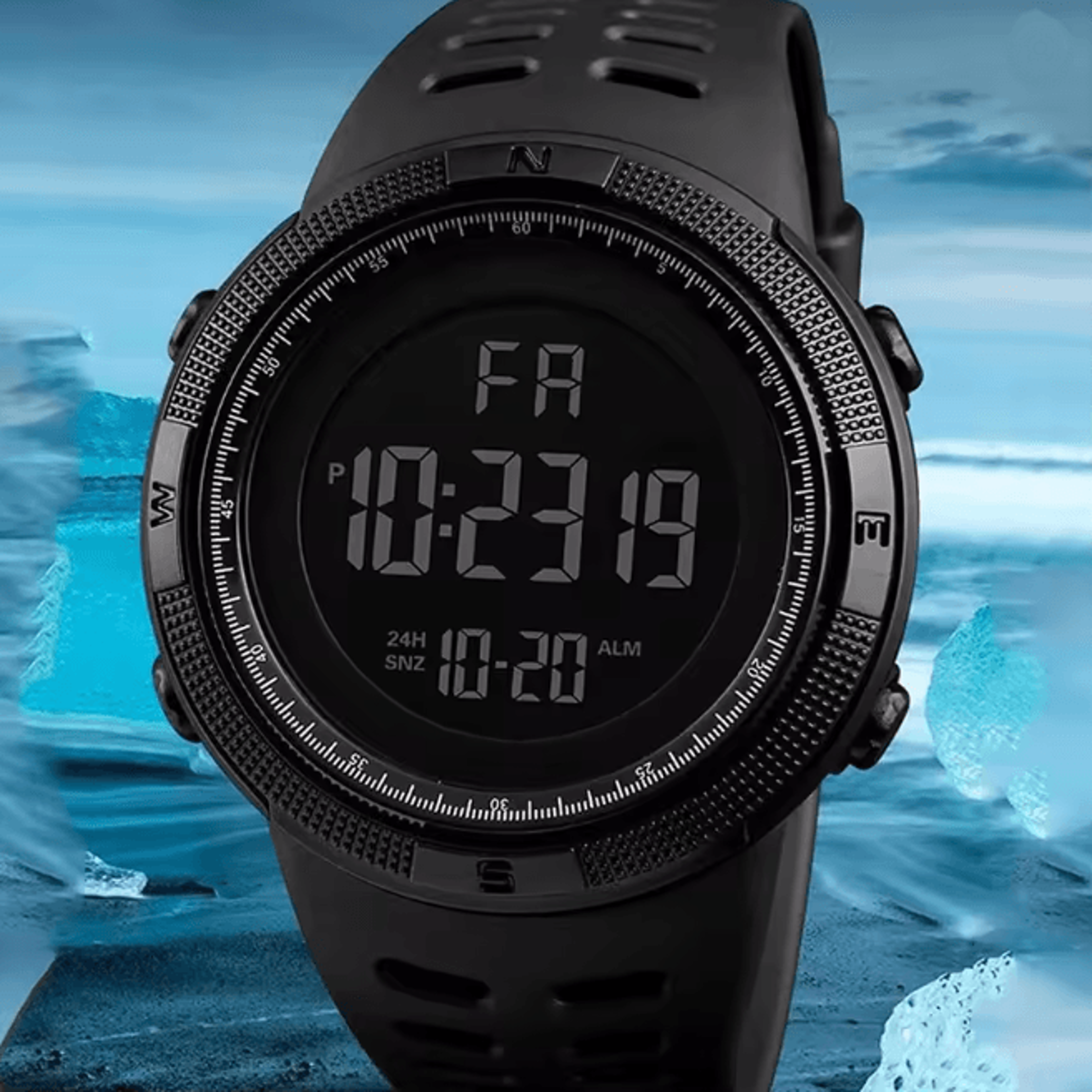 Military LED Digital Sports Watch Luminous Multifunction 0