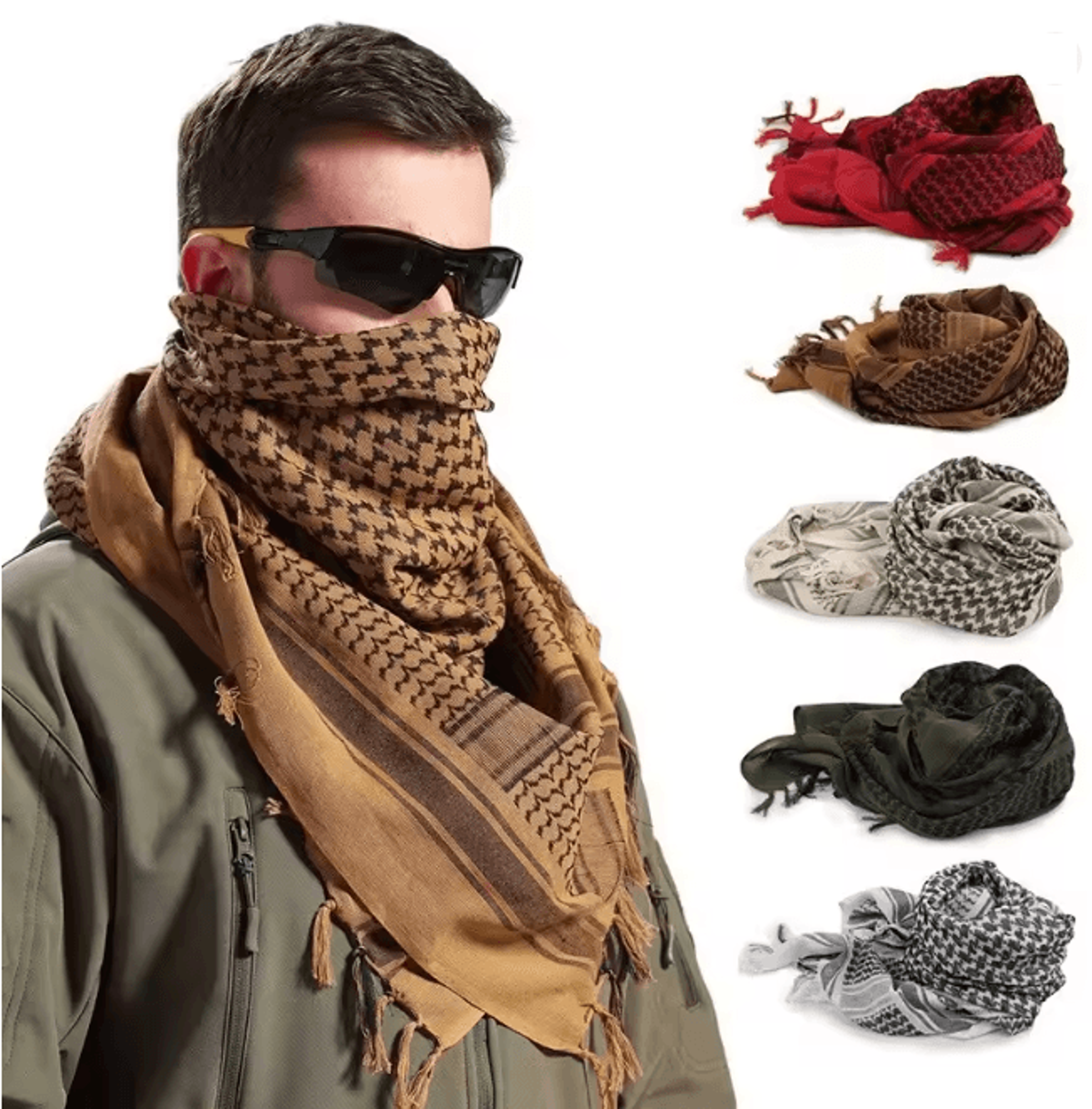 Lightweight Tactical Shemagh Scarf For Outdoor And Everyday Wear 2