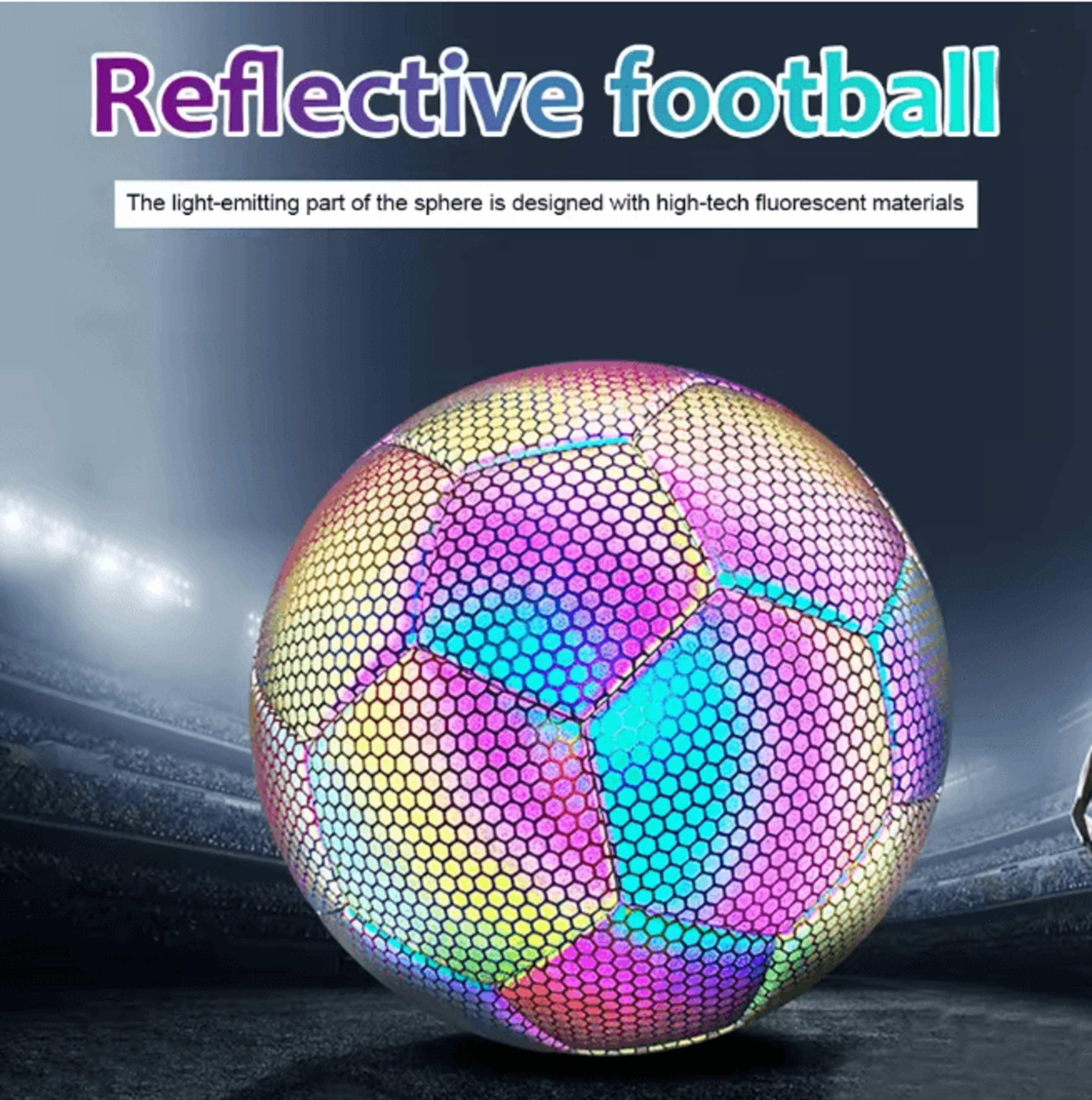 Reflective Colorful Basketball For Night Play And Decorative Fun 1
