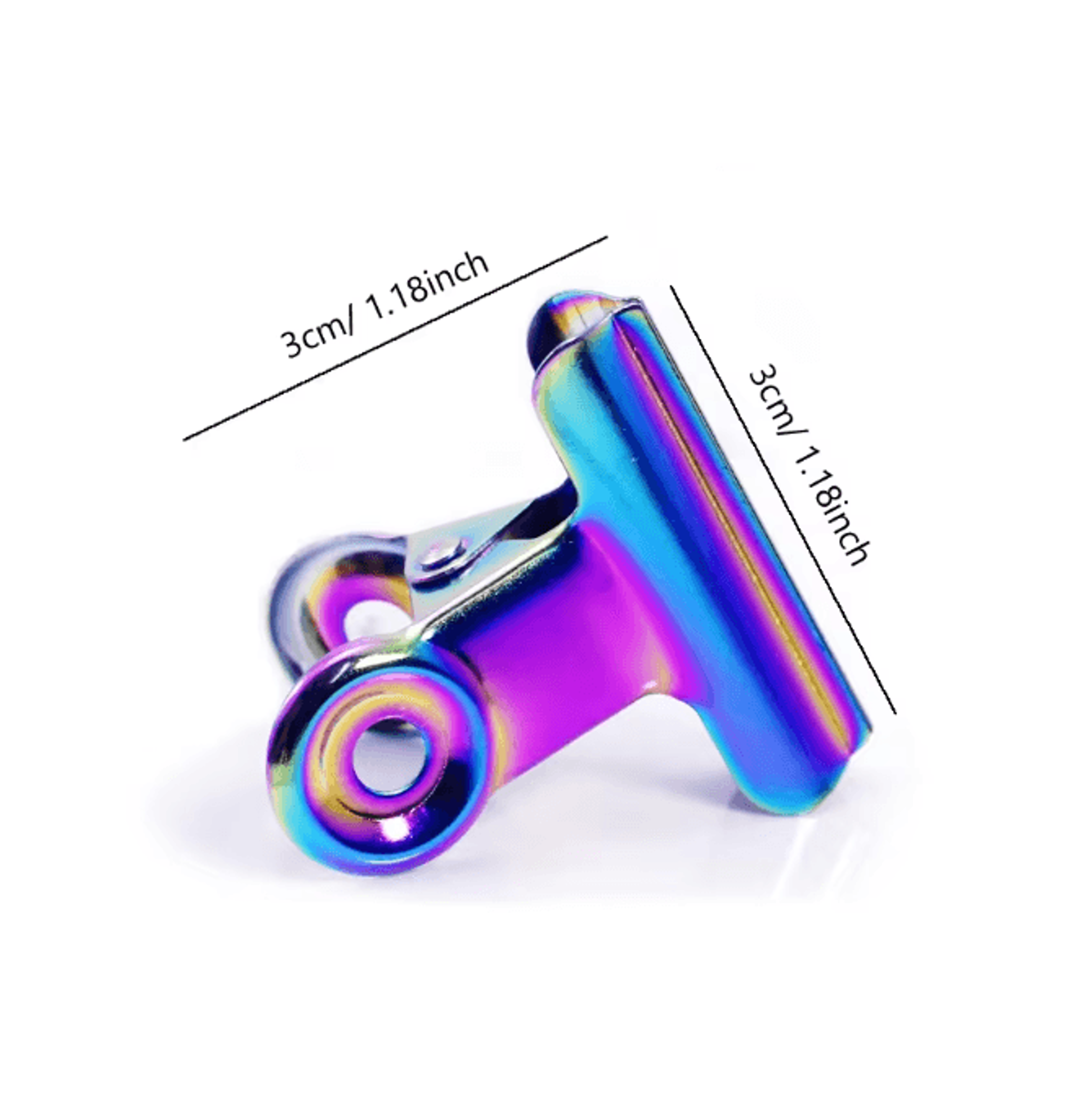 Nail Fixing Clips Set For Fiber Extension Shaping Stainless Steel 6 Piece 2
