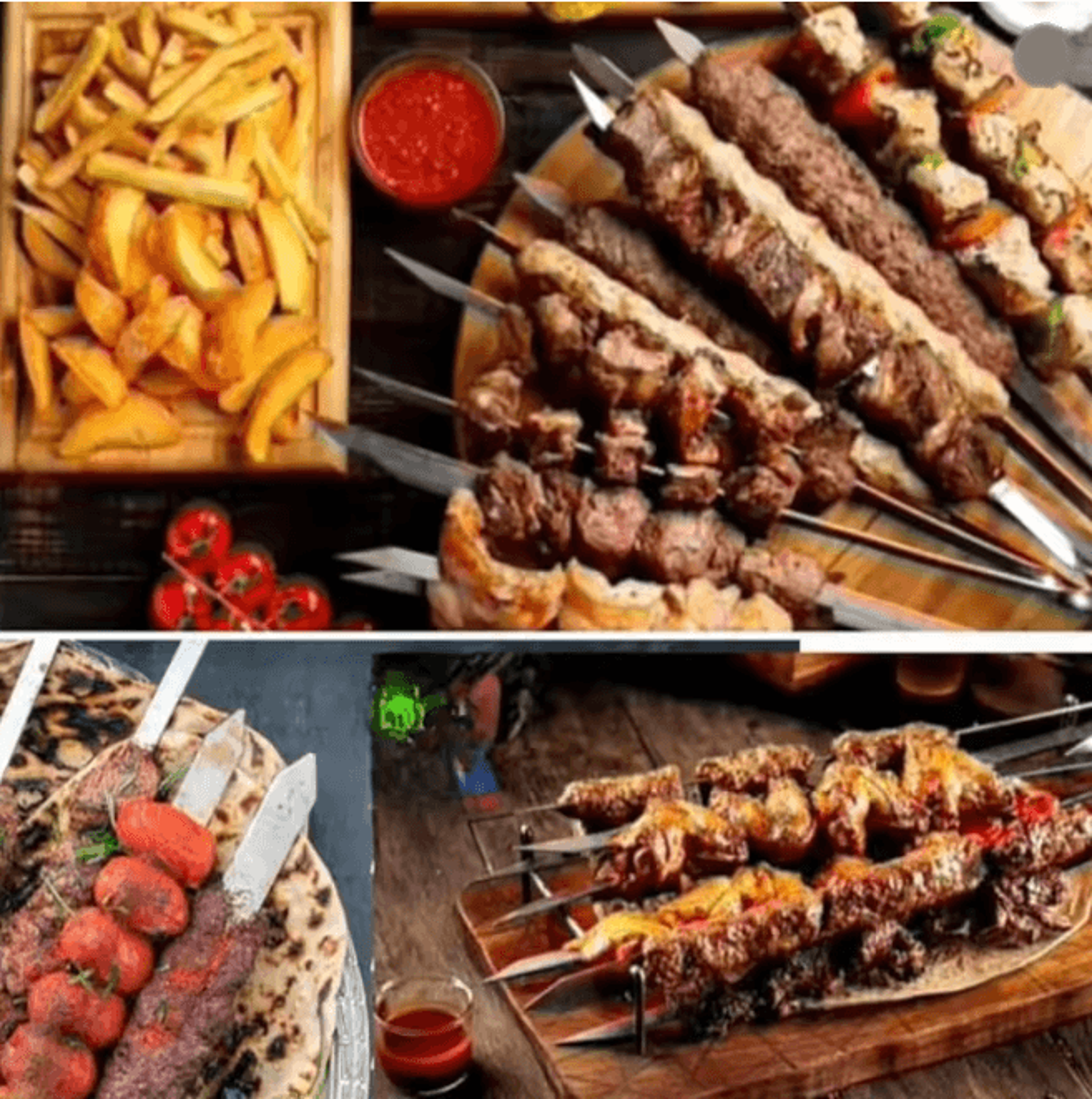 Wide Flat Stainless Steel BBQ Skewers For Kebab And Grilling 3