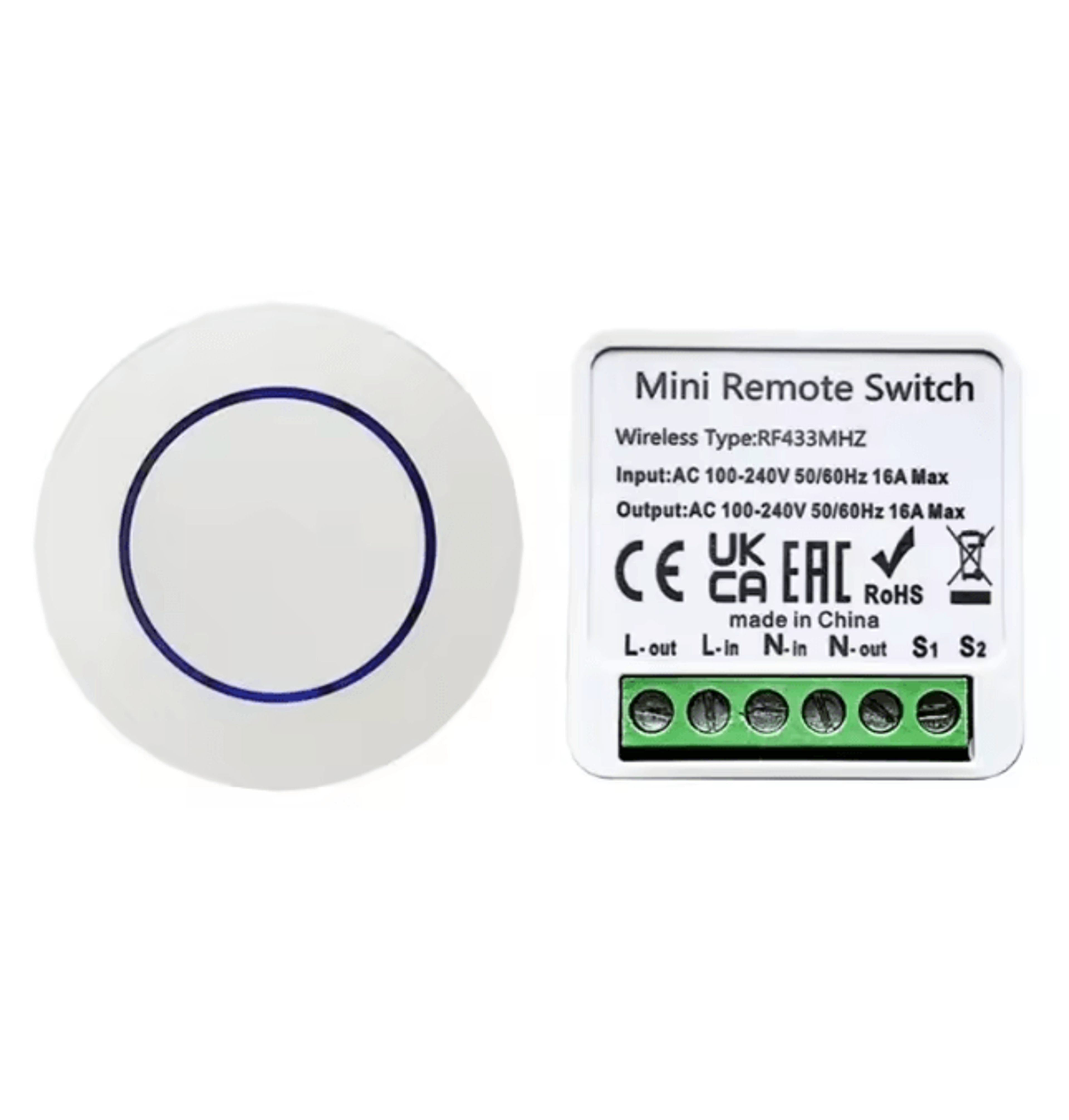 Wireless Remote Light Switch 433MHz Smart Control Module For Home DIY 5