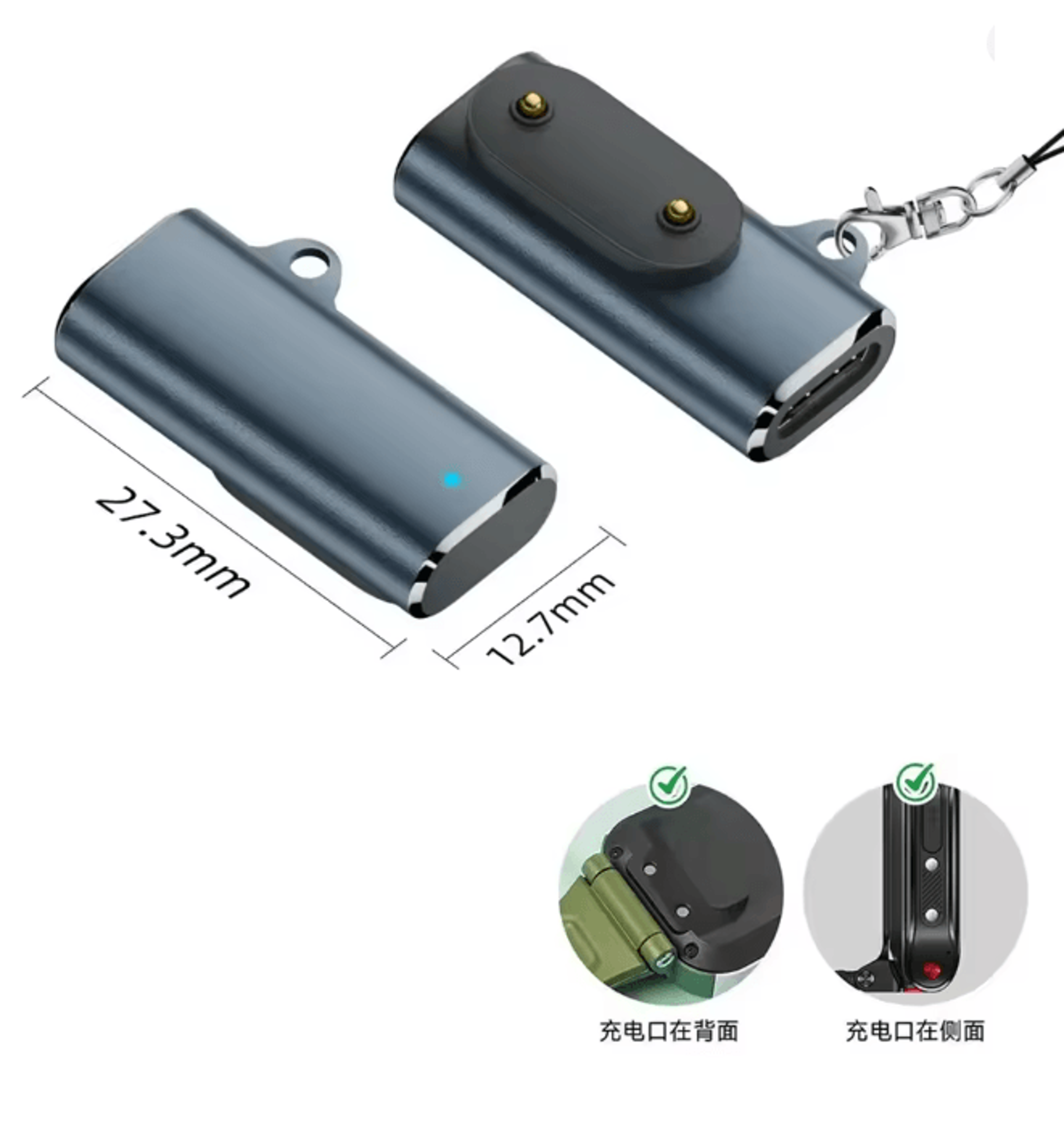 Huawei Band Magnetic Type C Watch Charger Adapter High Speed USB C Converter 5