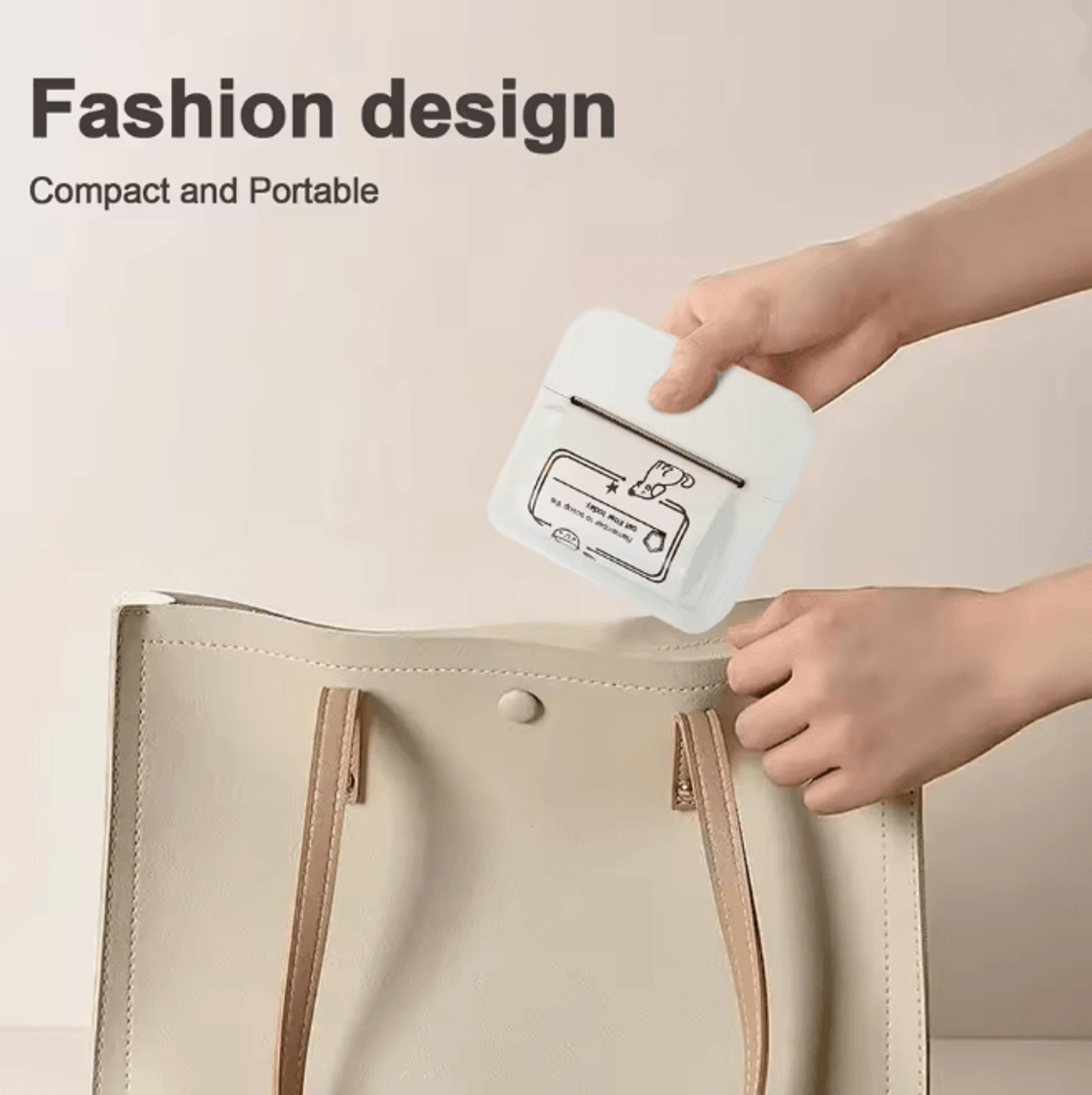 Portable Bluetooth Label Maker Inkless Thermal Pocket Printer 2