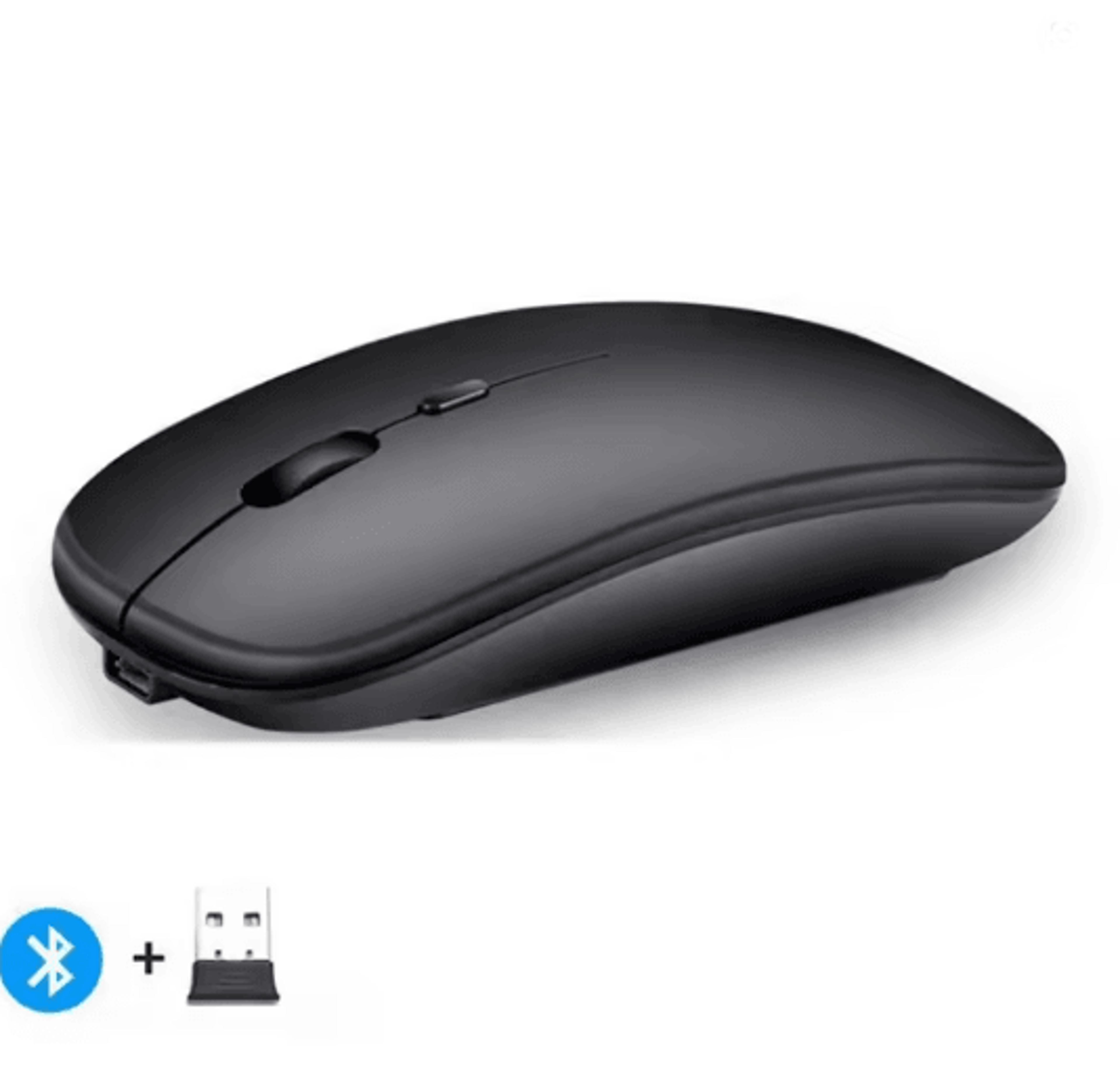Silent Dual Mode Rechargeable Wireless Mouse For Laptop And PC 3