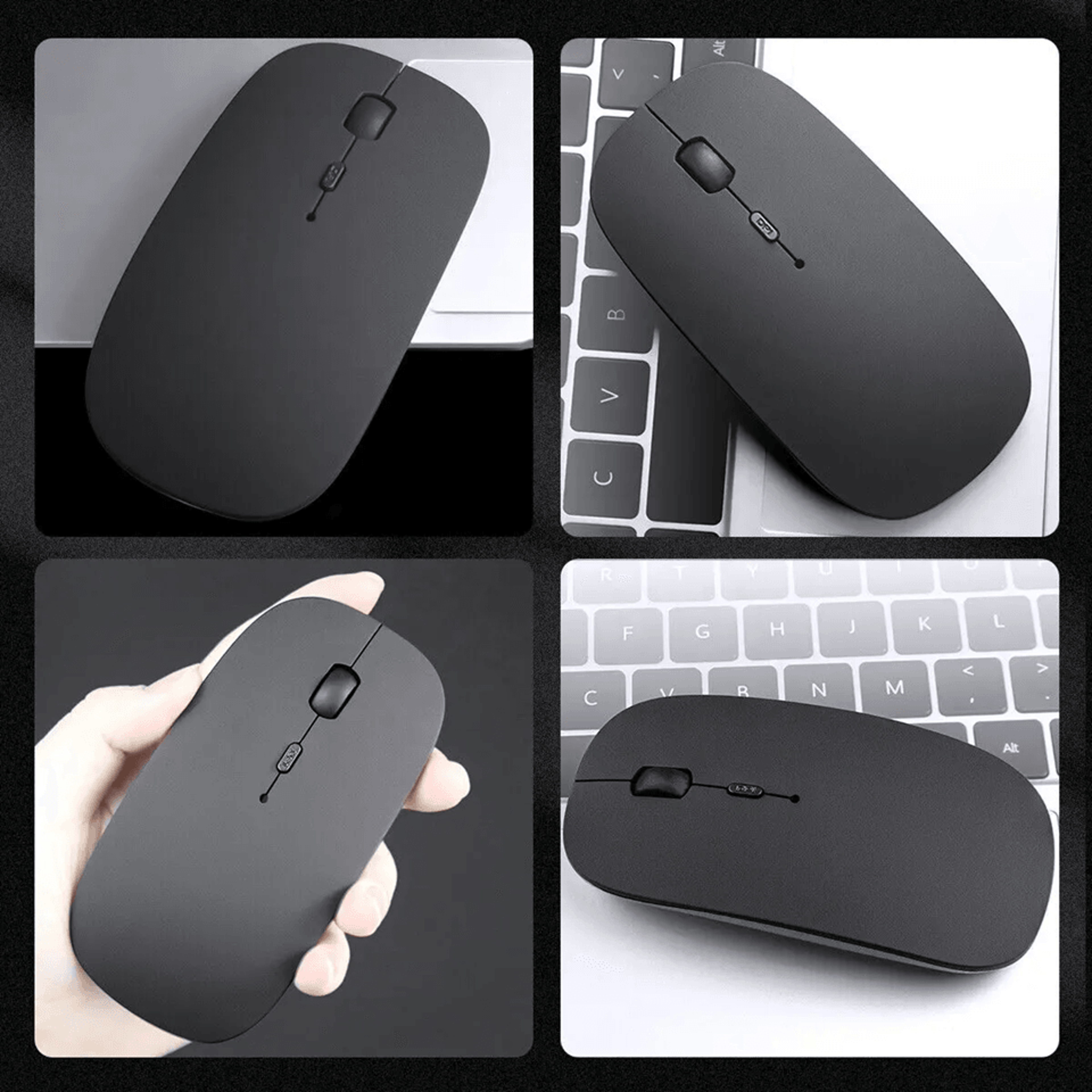 Slim Wireless Mouse With USB Receiver For PC And Laptop 1