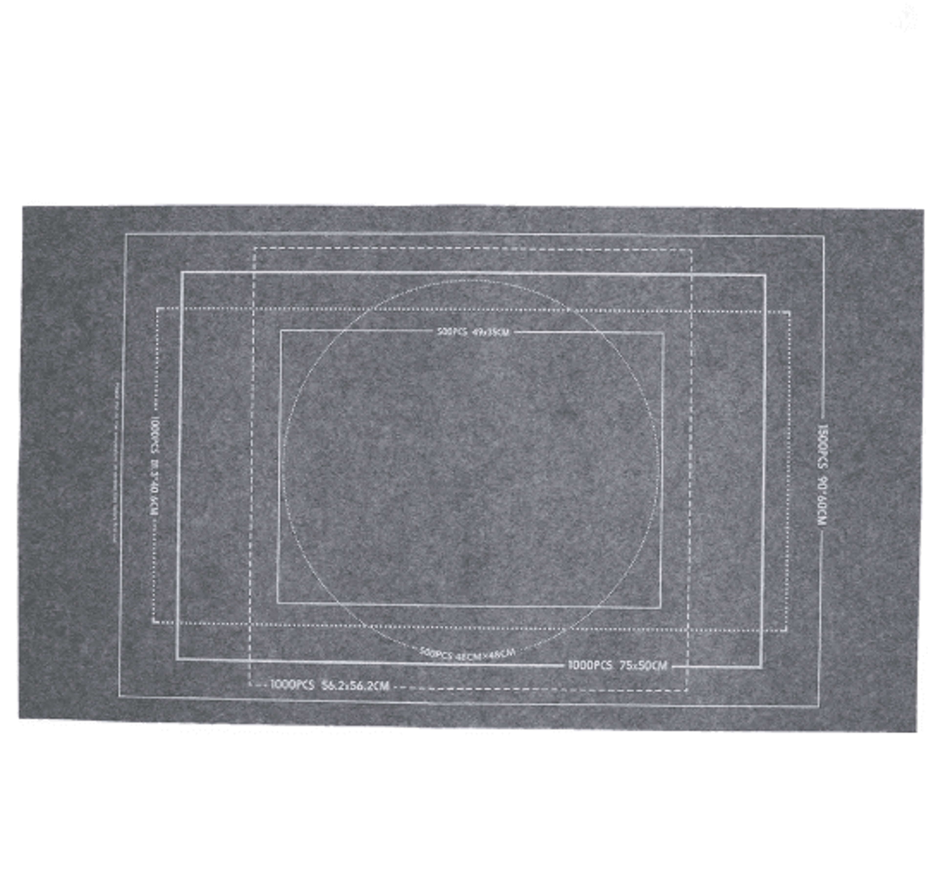 Felt Puzzle Mat Set Portable Jigsaw Puzzle Storage Mat 4