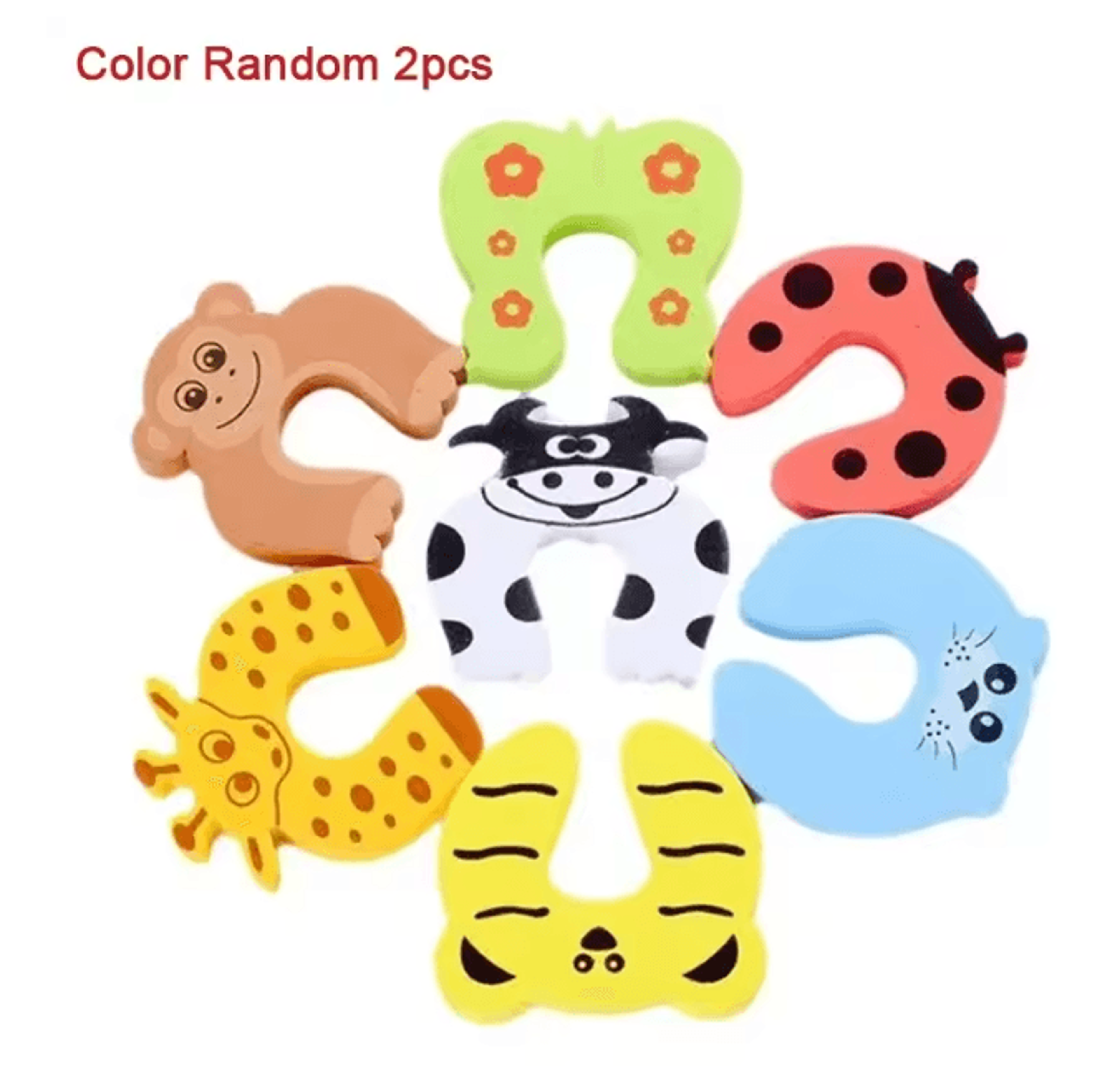 SafeGuard Baby Door Stopper Finger Protector Set 5