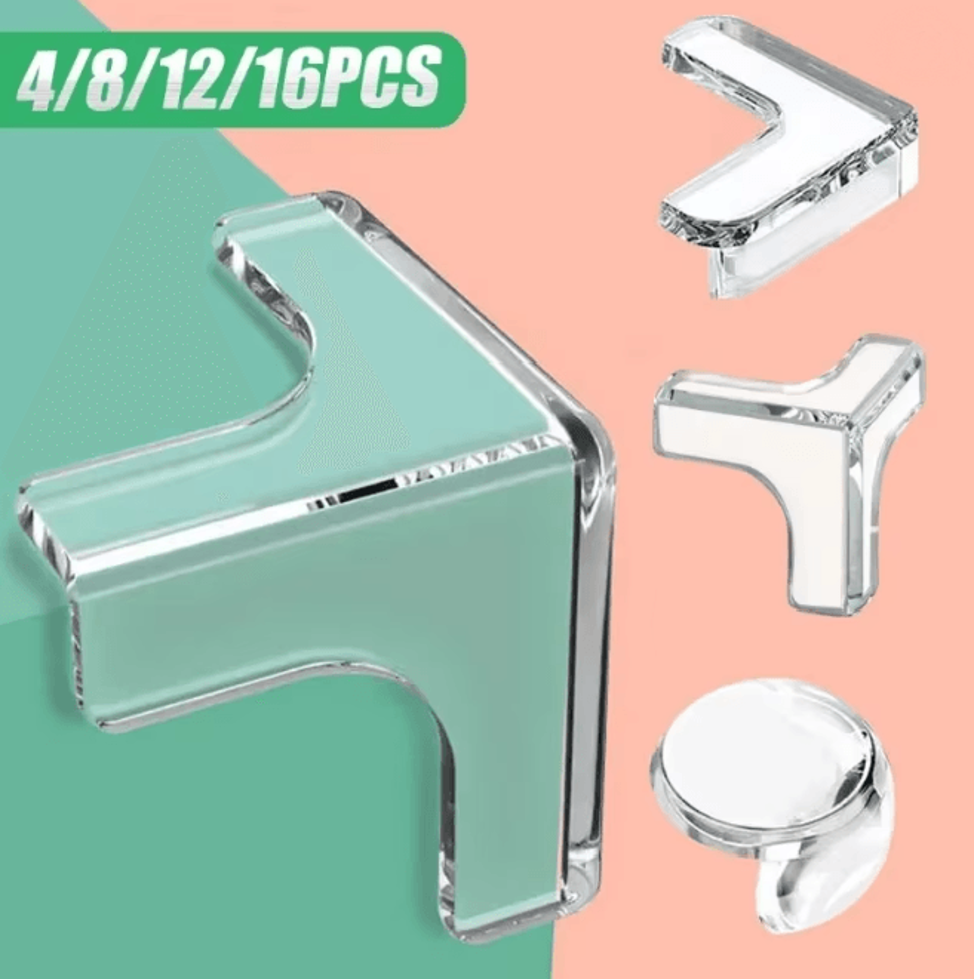 SafeEdge Baby Silicone Corner Protectors For Tables And Furniture 0