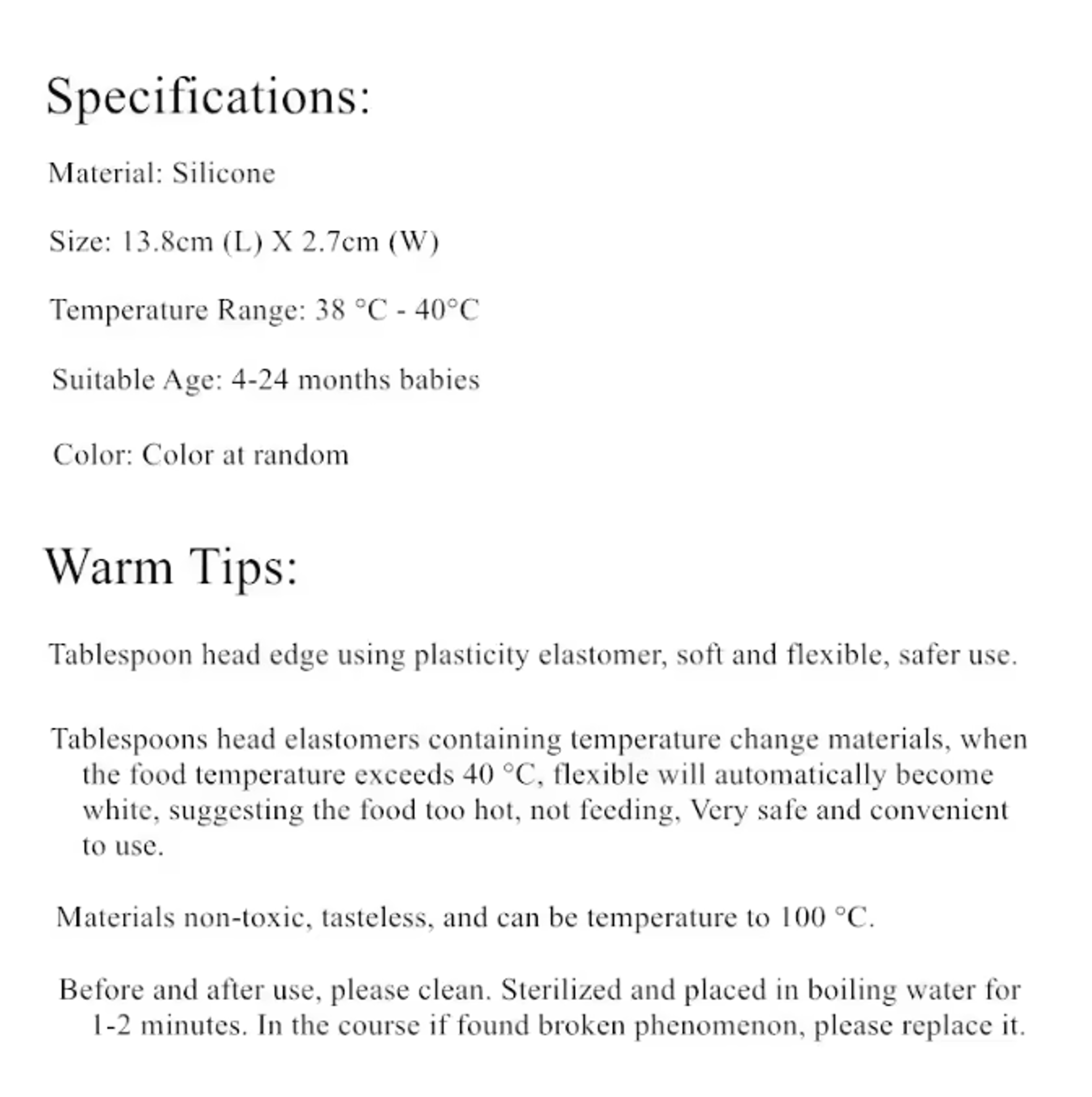 ThermaSafe Temperature Sensing Baby Spoon Set 3 Pack 3