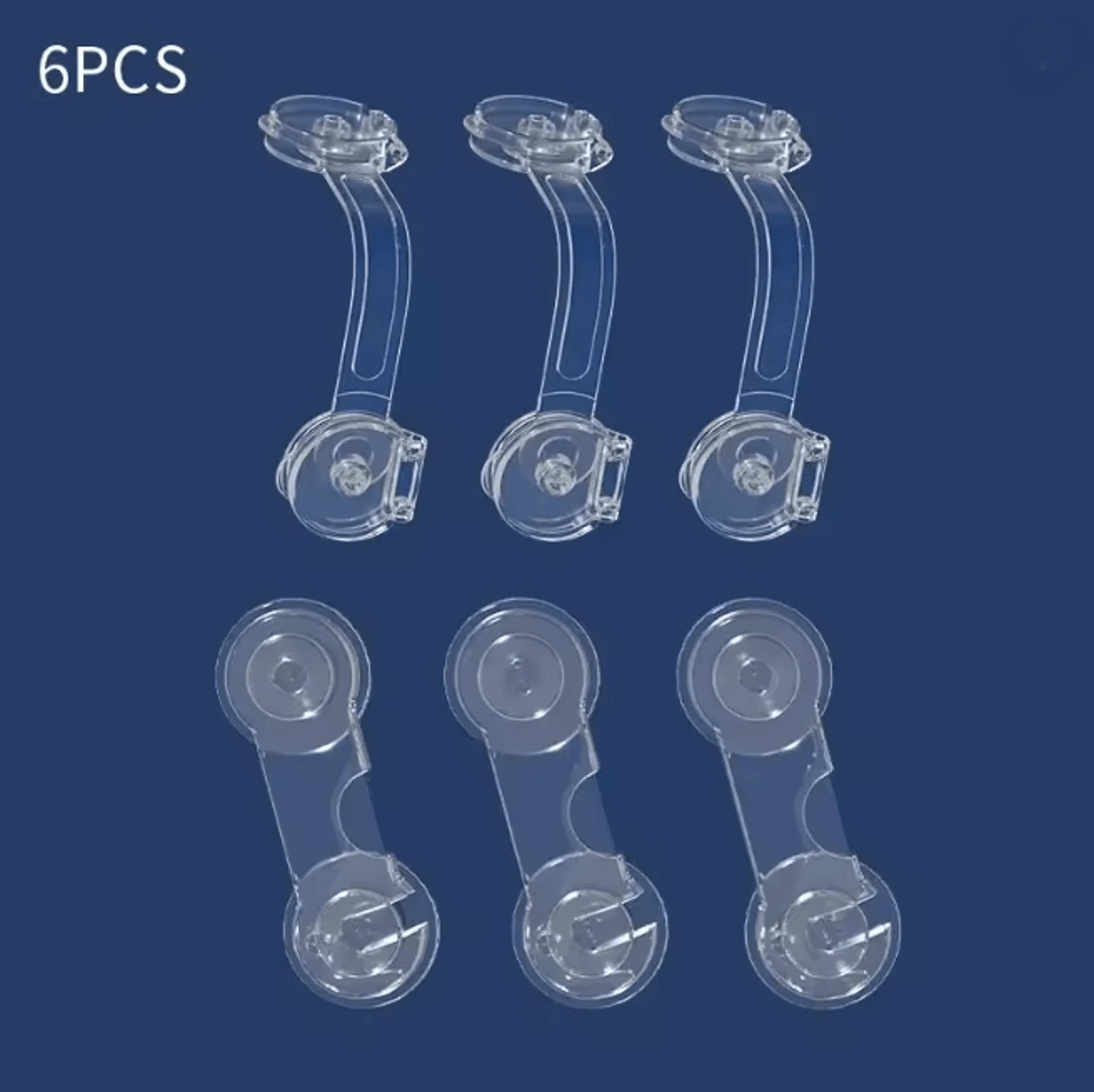SecureHome Baby Cabinet Locks 6 Pack Adjustable Safety Straps 4