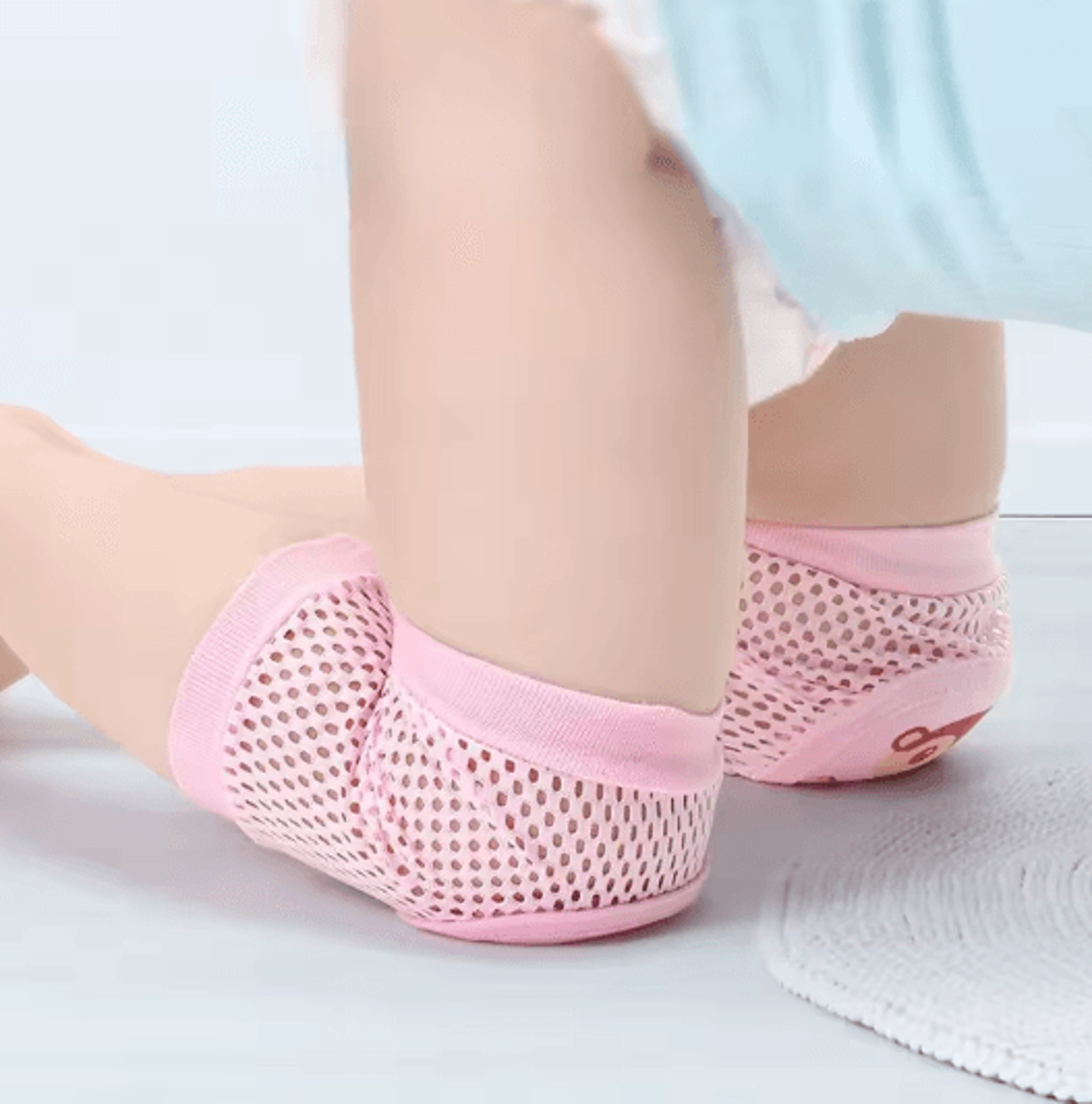2 Pack Baby Knee Pads  Breathable Anti Slip Knee Pads For Crawling Toddlers 1