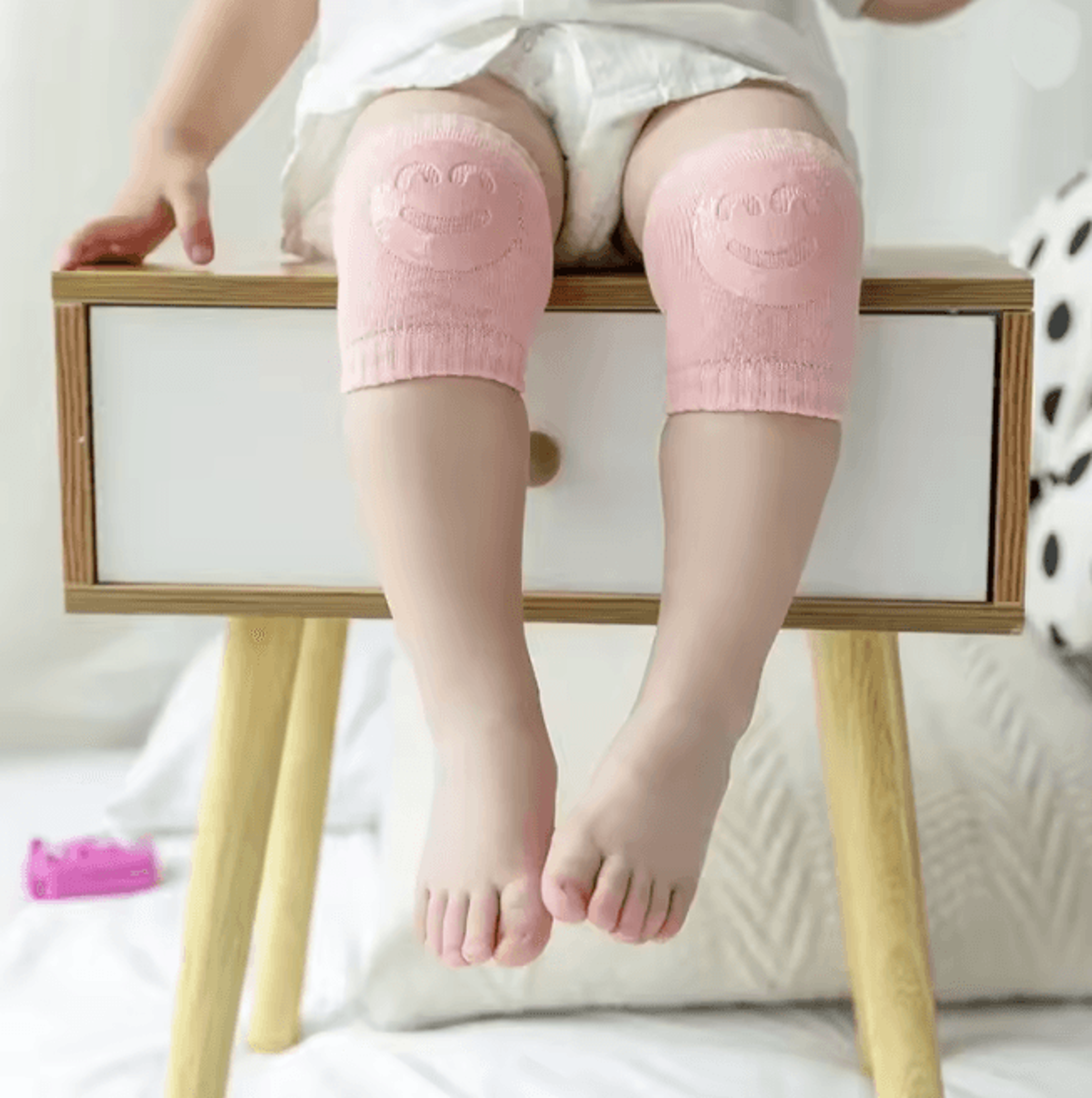 Baby Non Slip Knee Pads Soft Crawling Cushion Leg Warmers For Toddlers 0