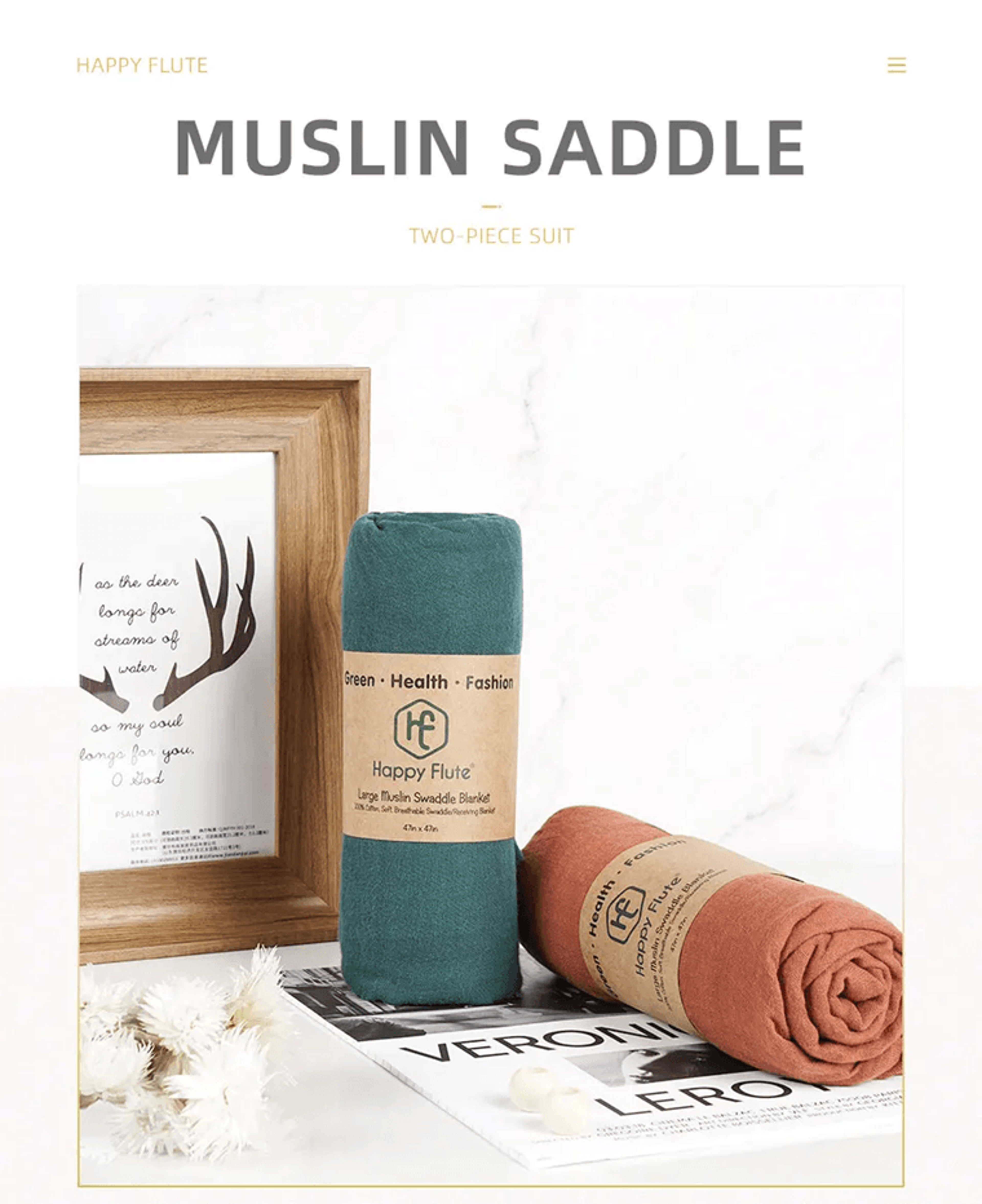 Premium Cotton Muslin Swaddle Blanket 120 X 110 Cm Soft Newborn Baby Wrap 0