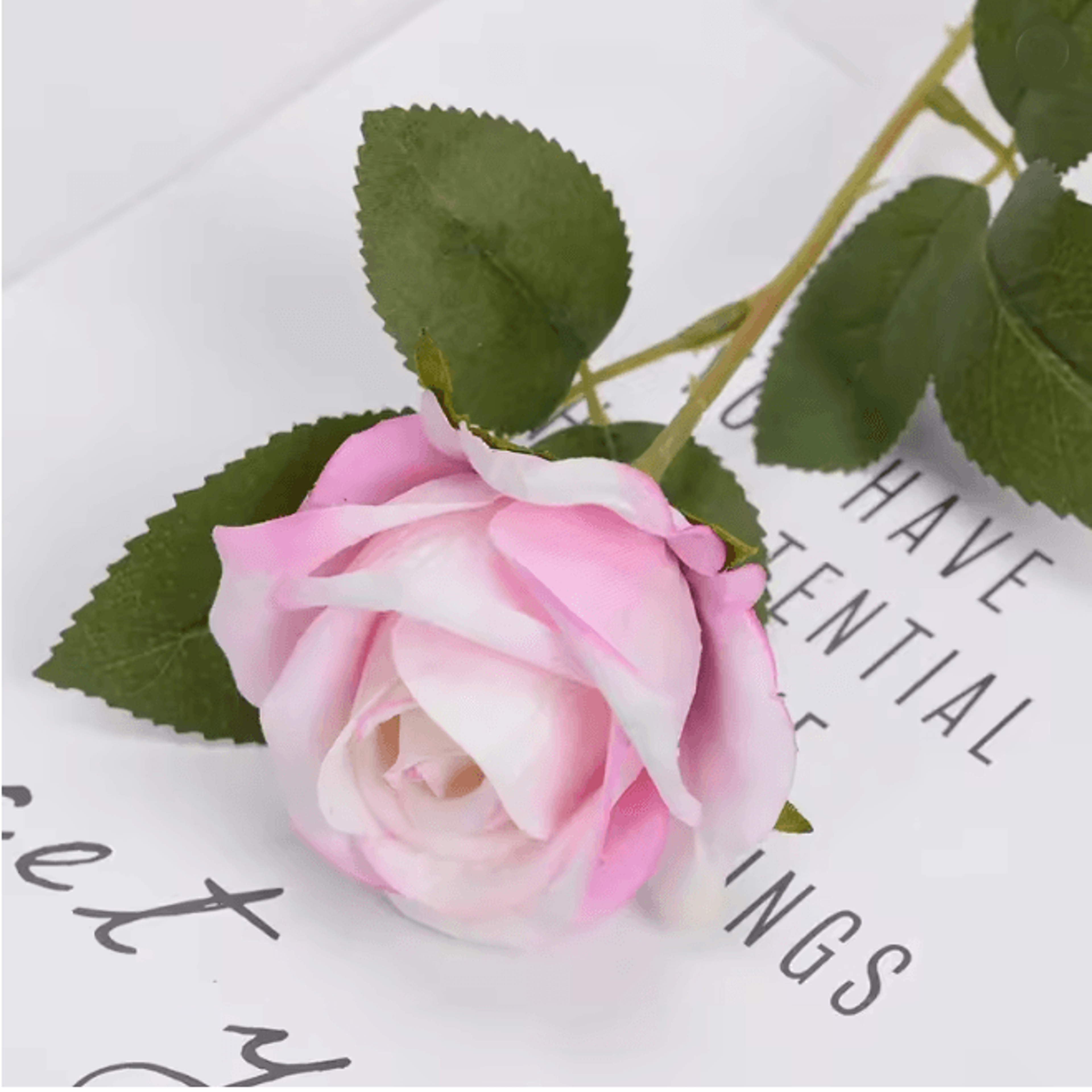 Long Stem Red Rose Artificial Flowers For Wedding And Home Decor 7