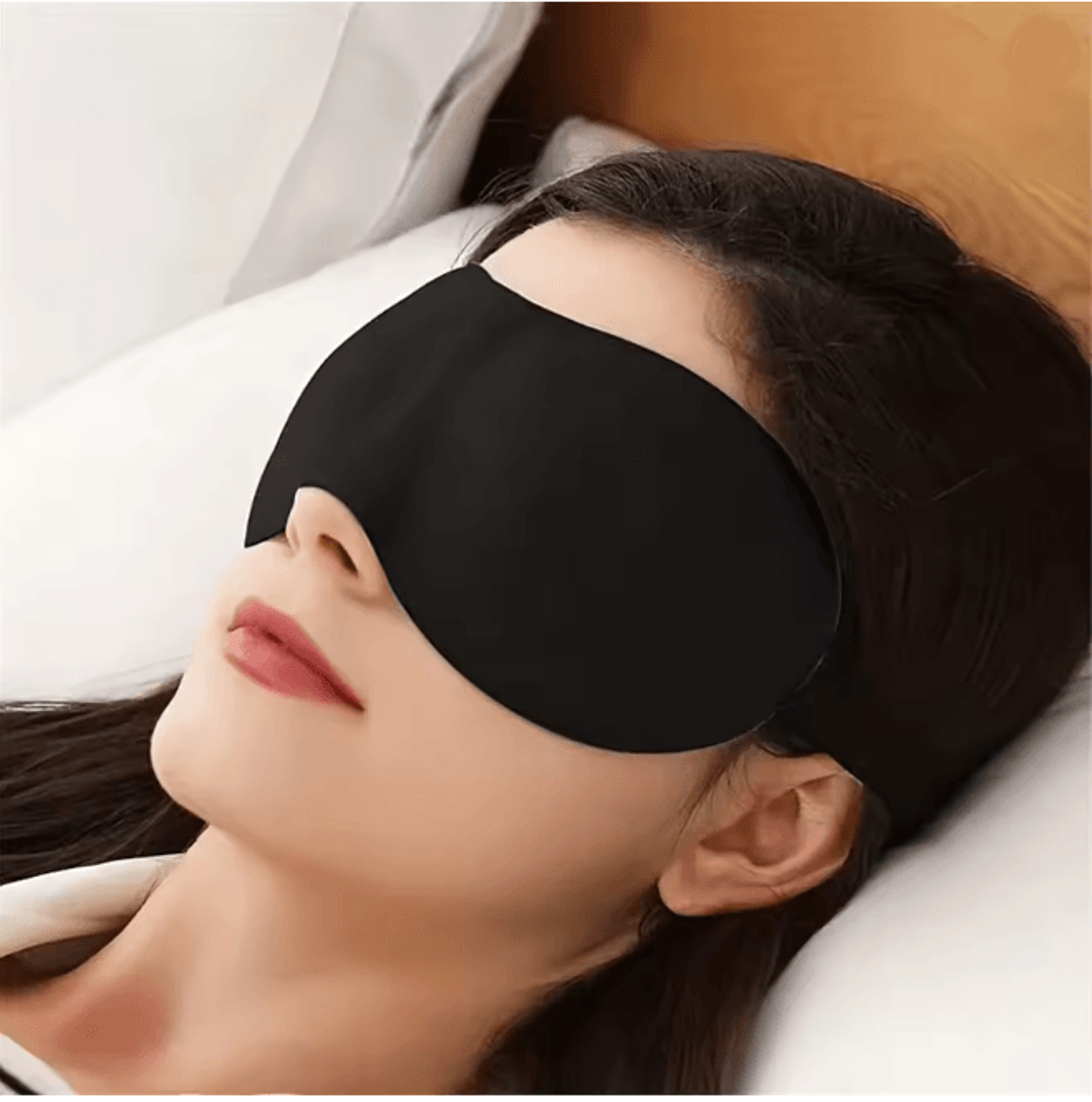 PureRest Adjustable Natural Sleep Mask For Travel And Home 0