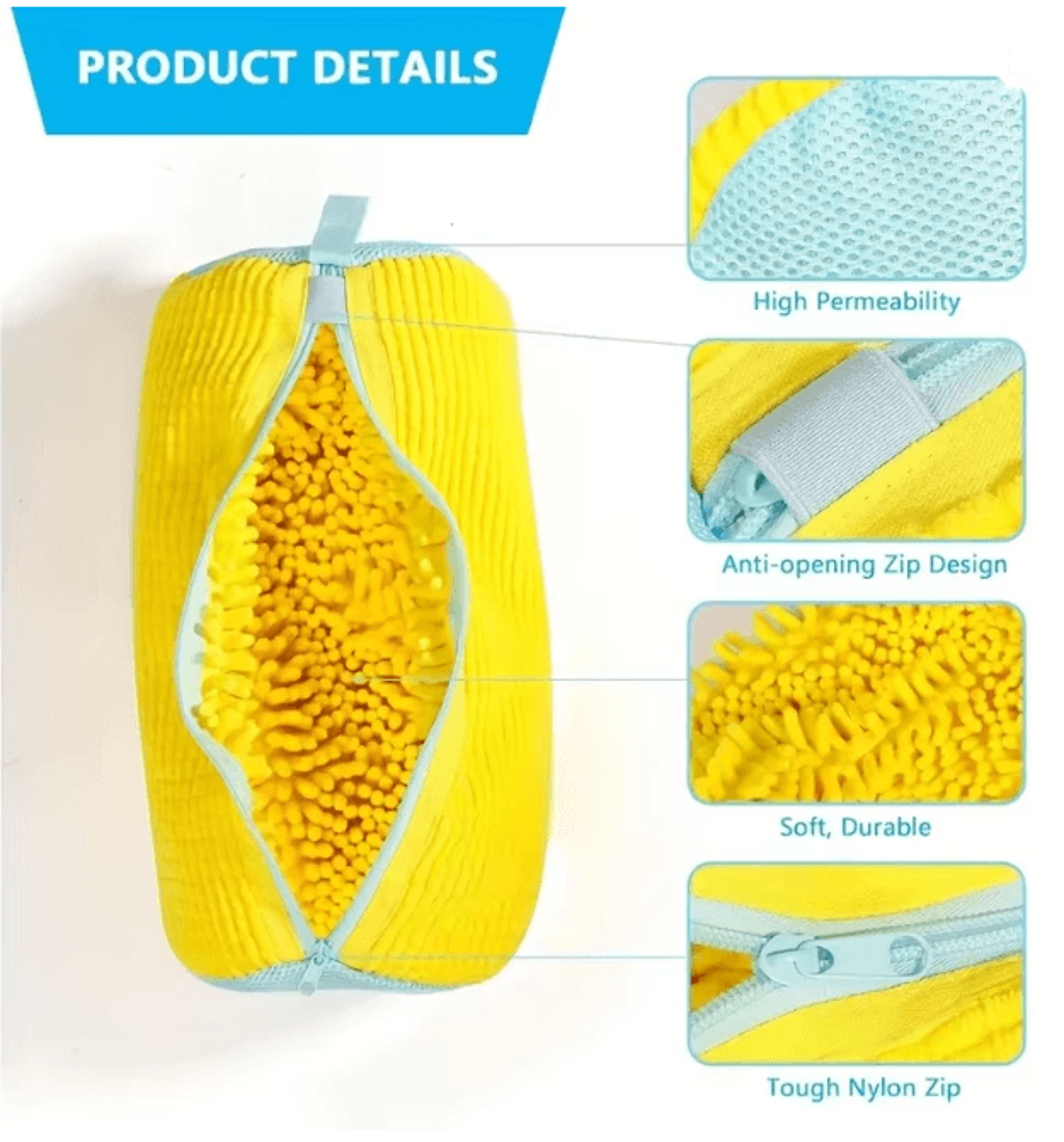 Premium Shoe Washing Machine Bag Protective Laundry Sneaker Cleaner 1
