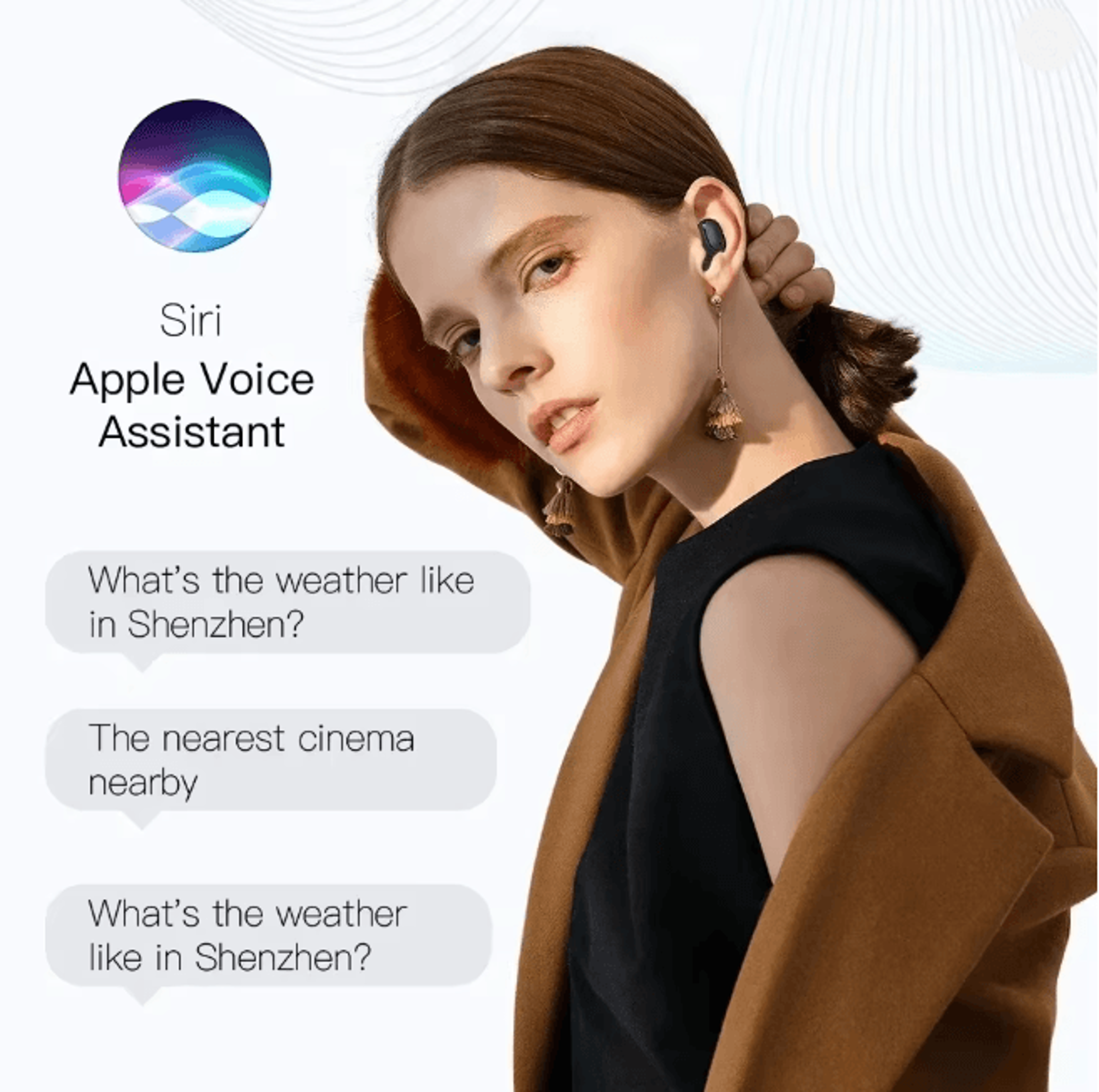 E6S Wireless Bluetooth Earbuds Noise Cancelling Headphones 2