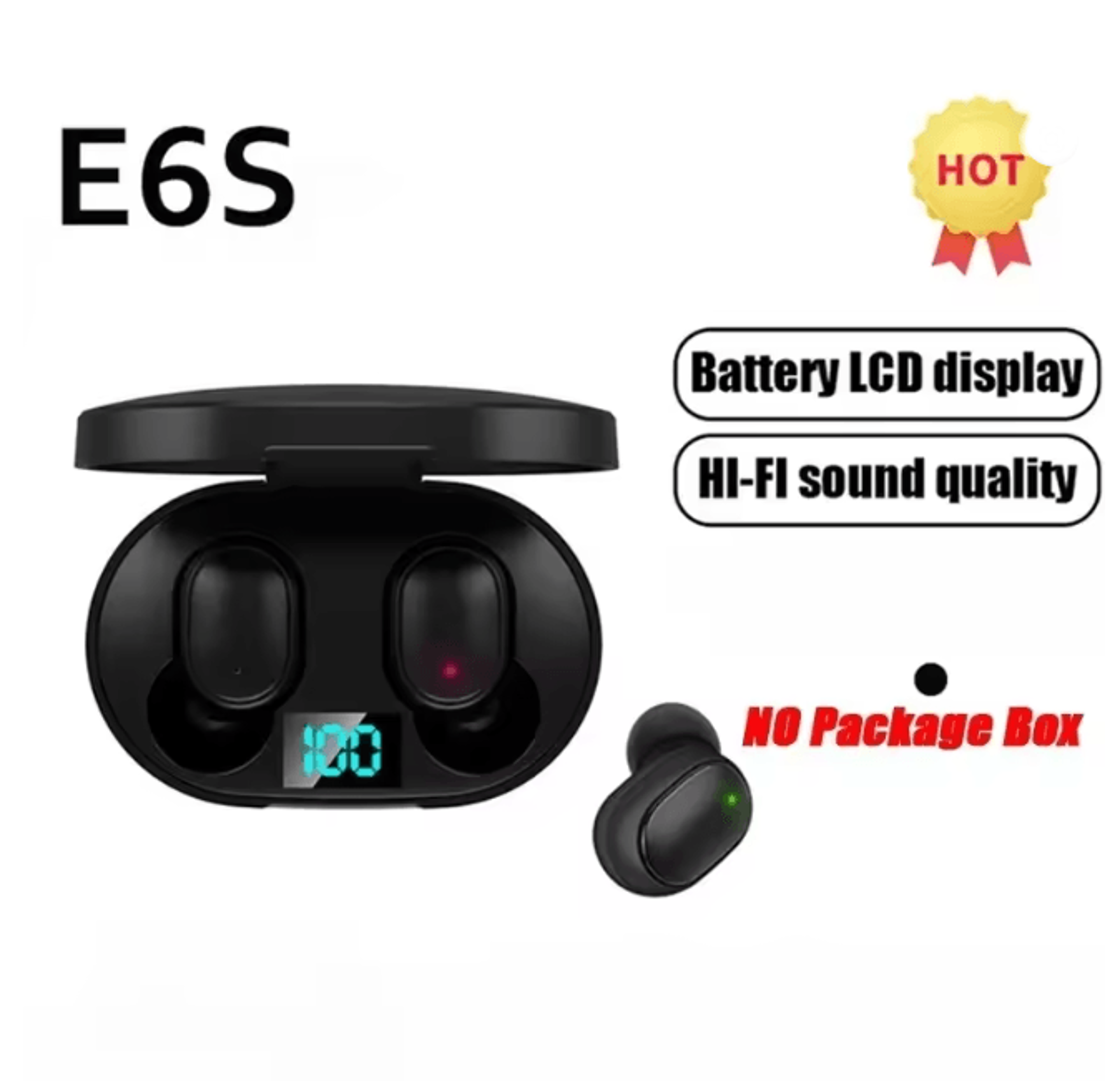 E6S Wireless Bluetooth Earbuds Noise Cancelling Headphones 7