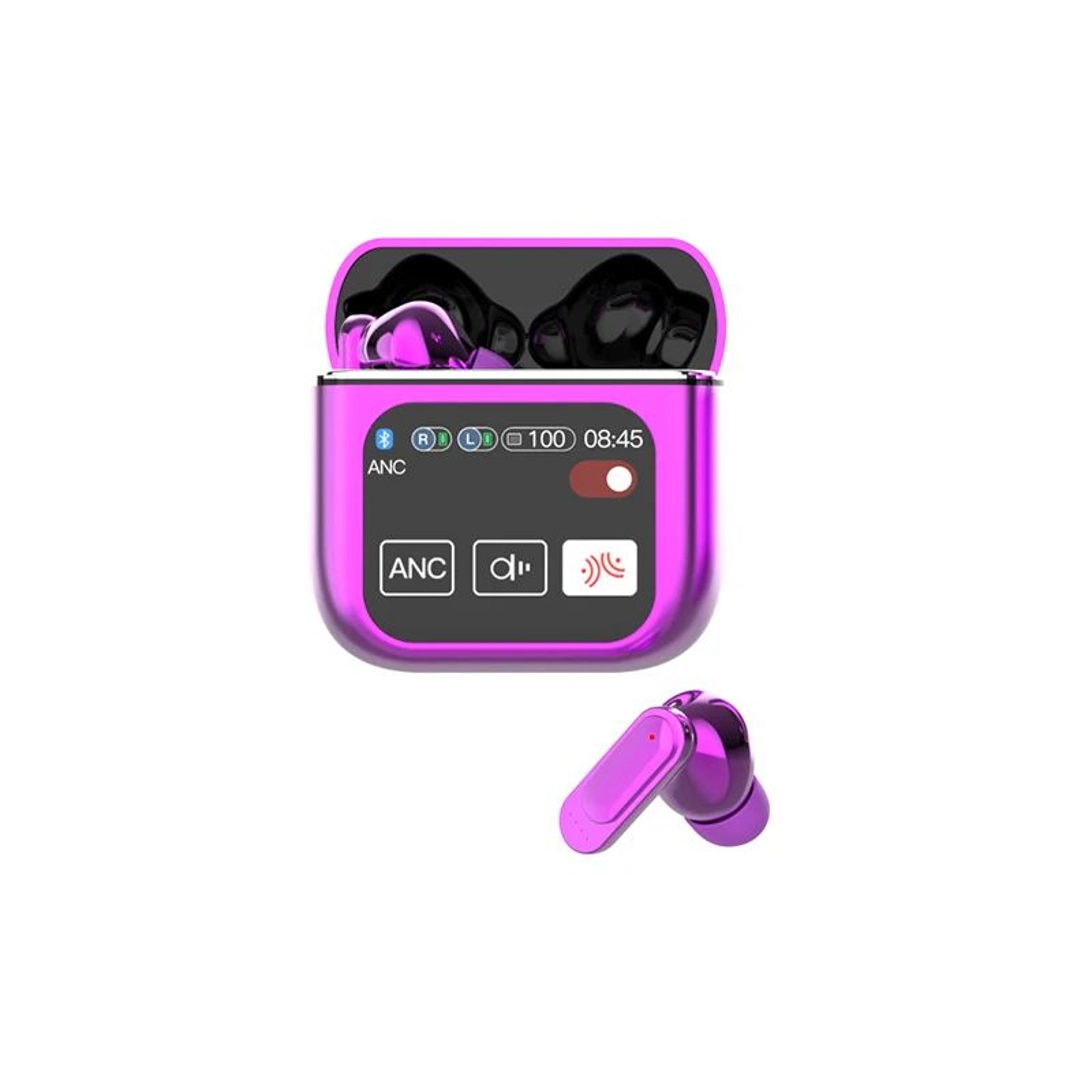 Smart Touch ANC Wireless Earbuds Bluetooth Noise Cancelling Headphones 10